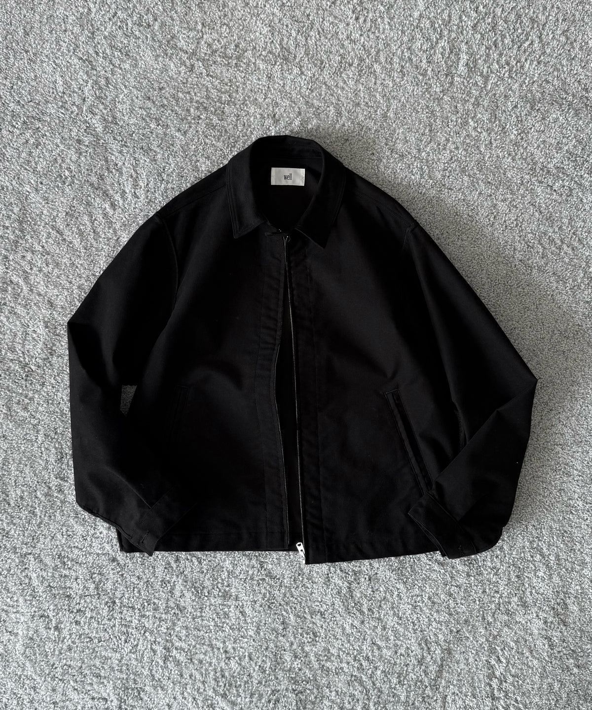 well Moleskin jacket "BLACK"