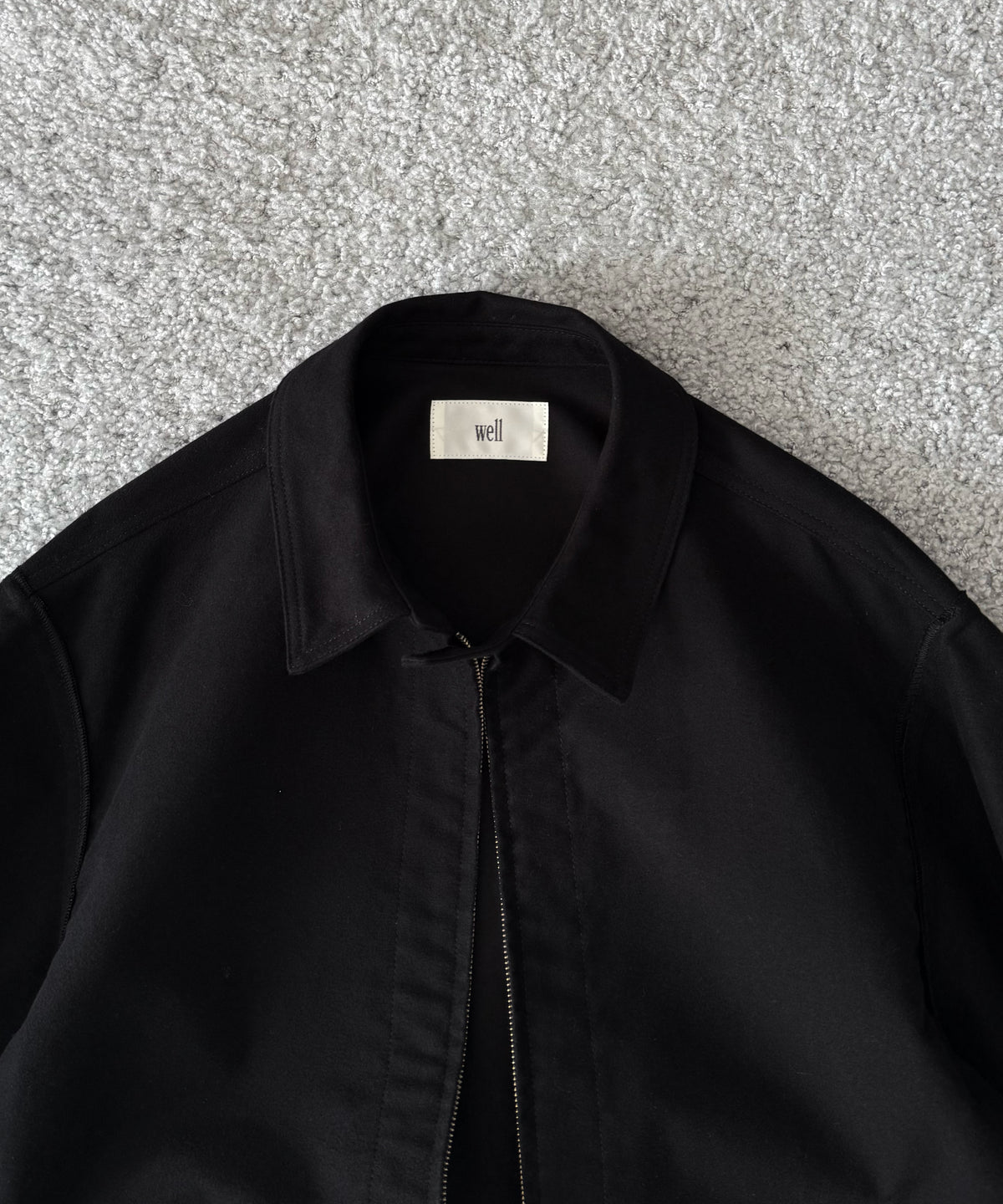 well Moleskin jacket "BLACK"