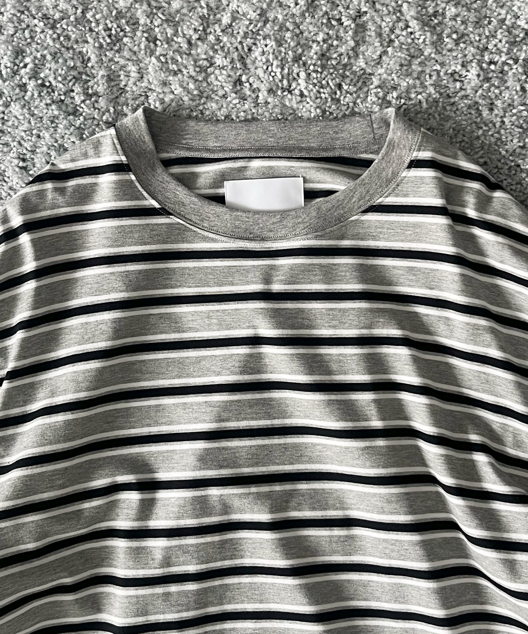 KAIKO C neck border l/s t-shirt “FIGURE”