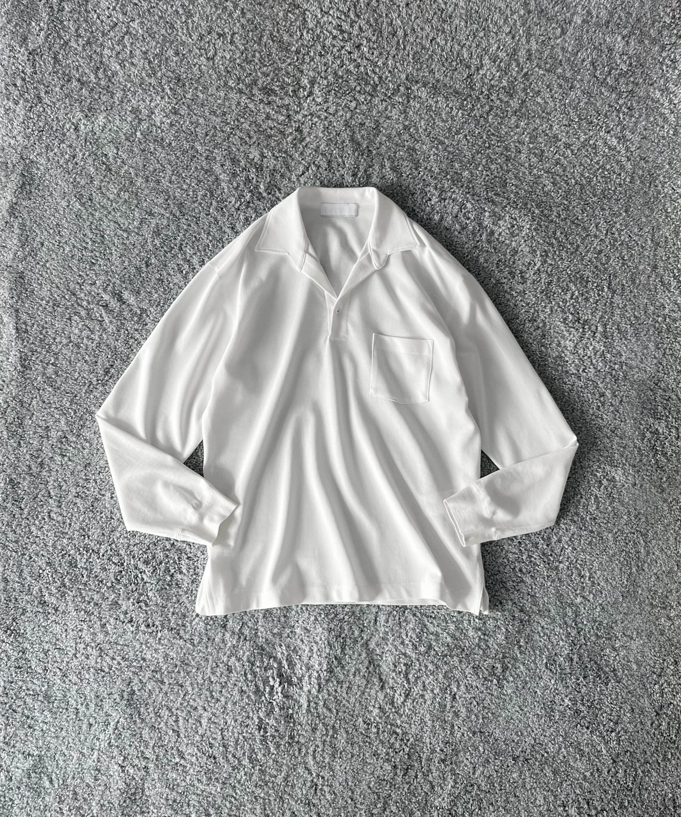 NEONSIGN Unfinished polo "hcs" ls "BLACK"