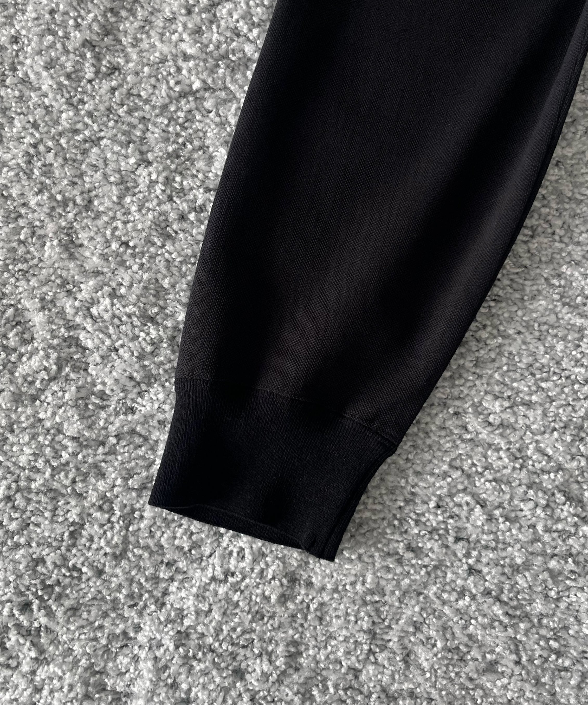NEONSIGN Unfinished polo "hcs" ls "BLACK"