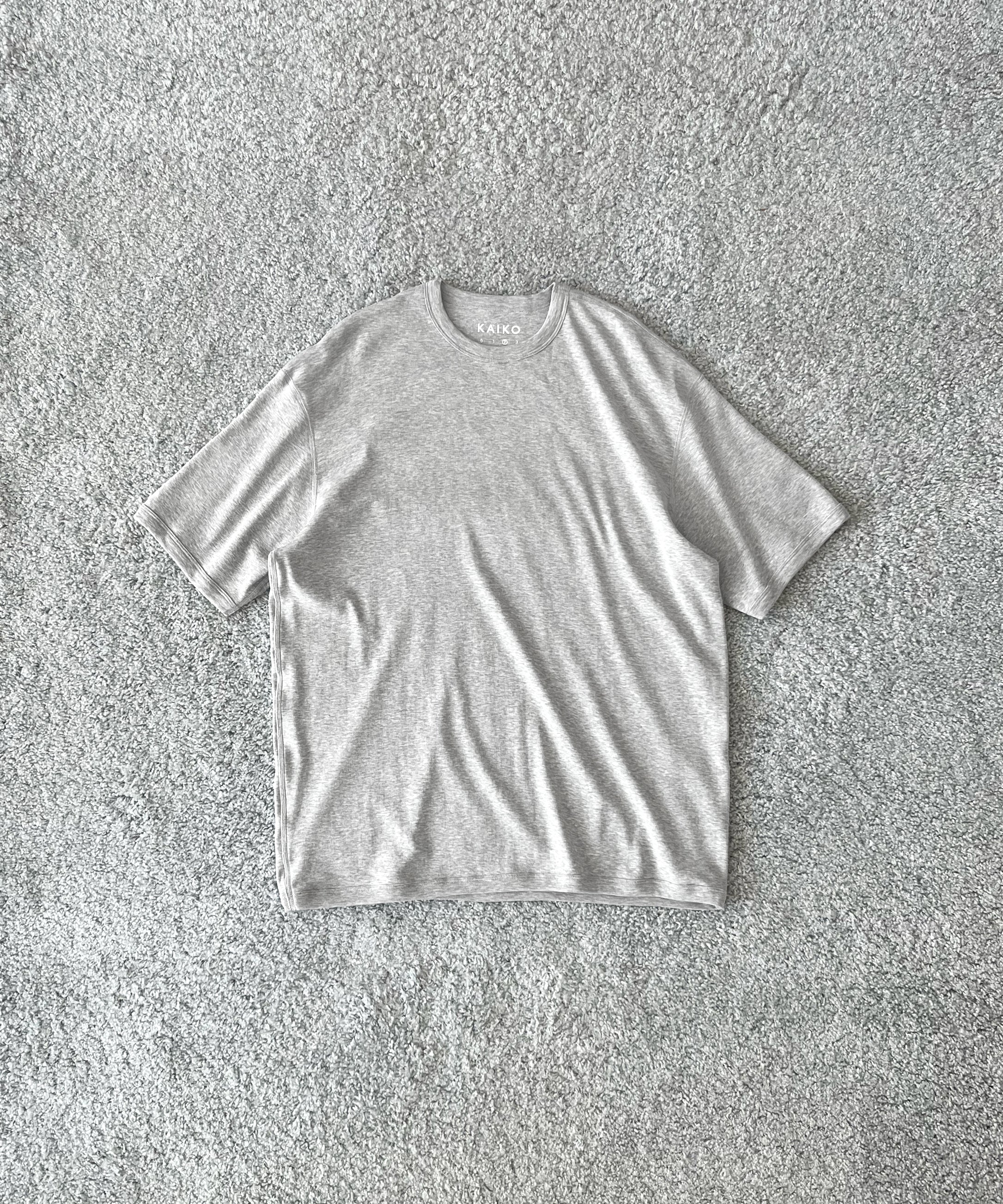 KAIKO Double t-shirts "TOP GRAY"