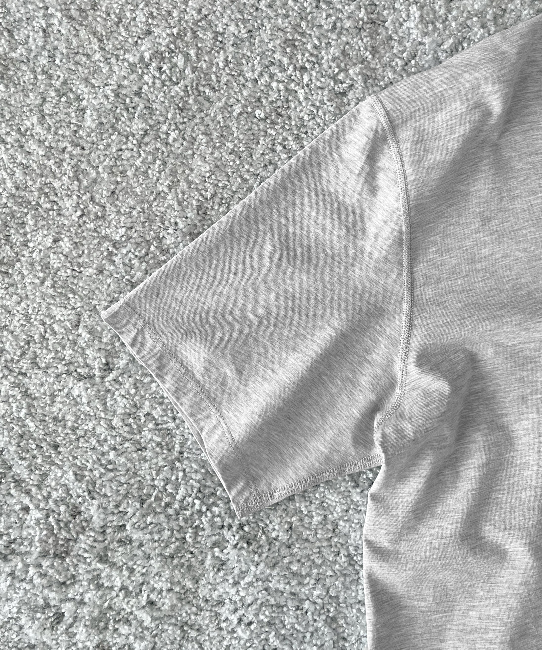 KAIKO U neck t-shirts "TOP GRAY"