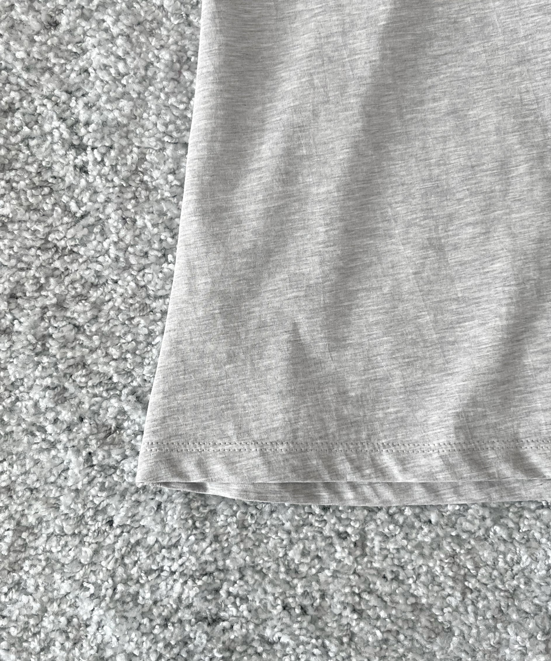 KAIKO U neck t-shirts "TOP GRAY"