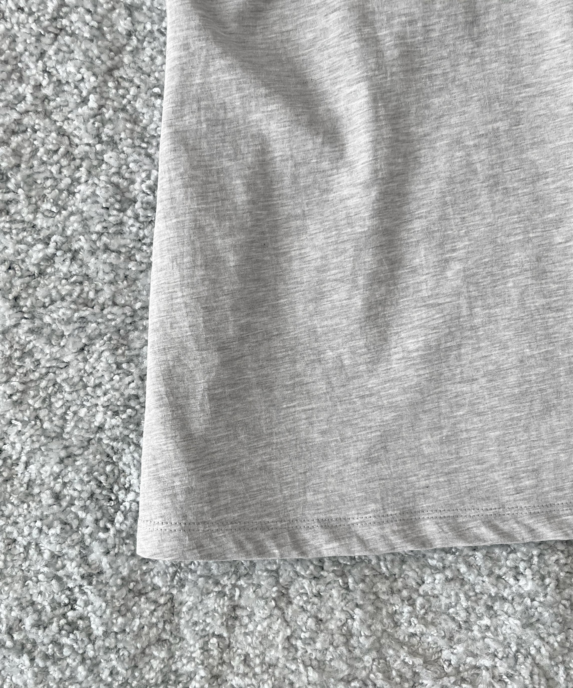 KAIKO H neck t-shirts "TOP GRAY"