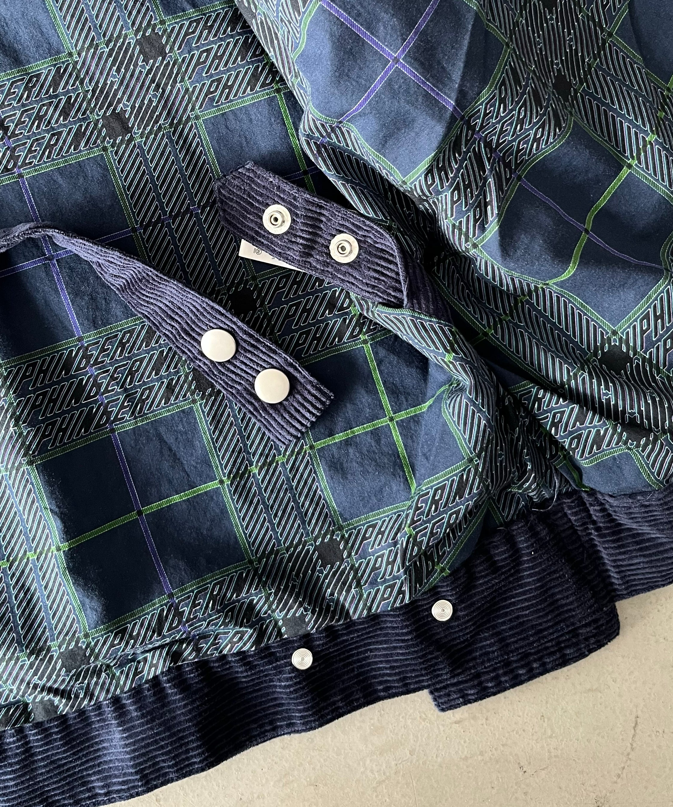 PHINGERIN Trad cord jacket "B:NAVY"