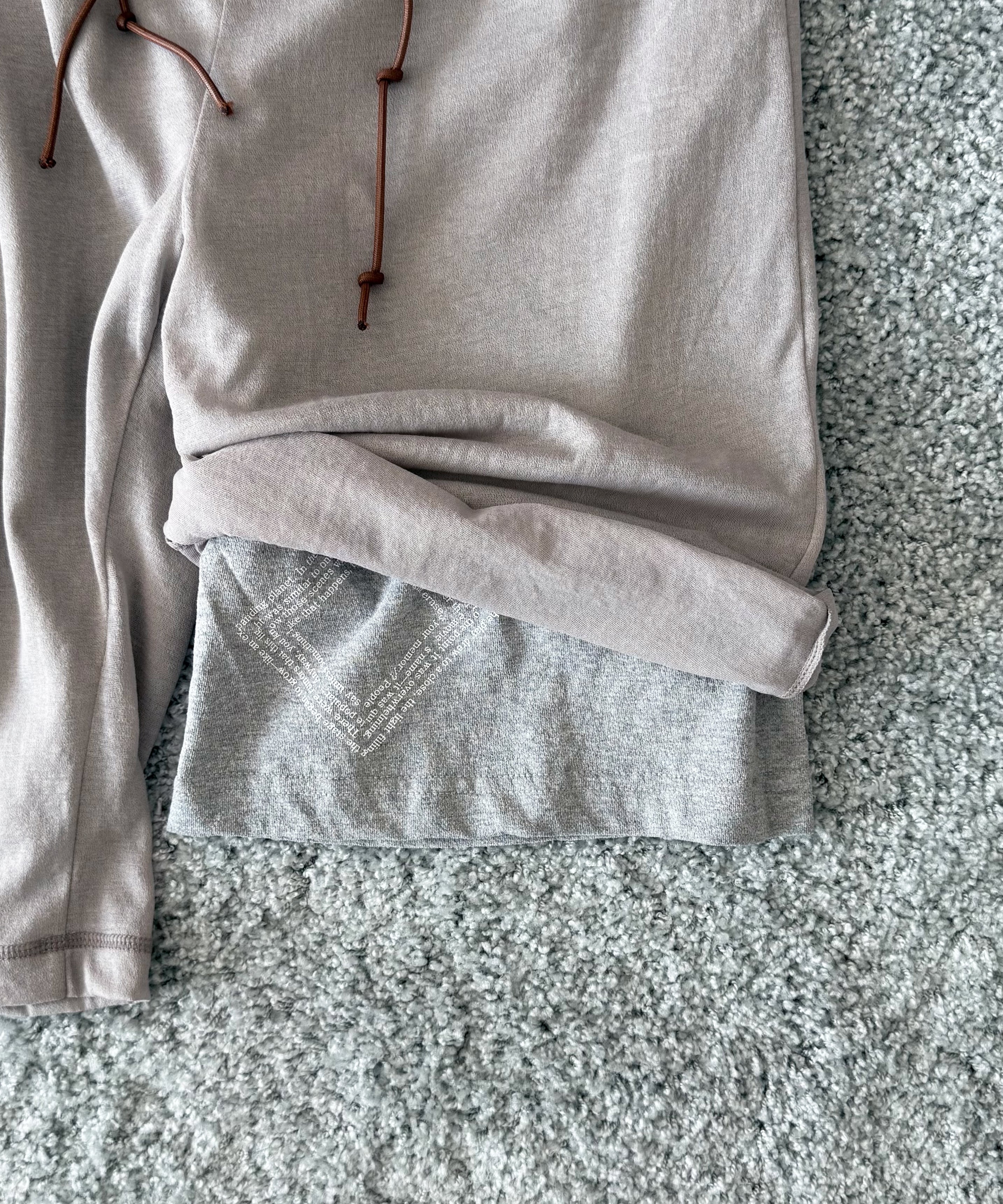 ULIKASANCTUS Curtain half pants "BEIGE"