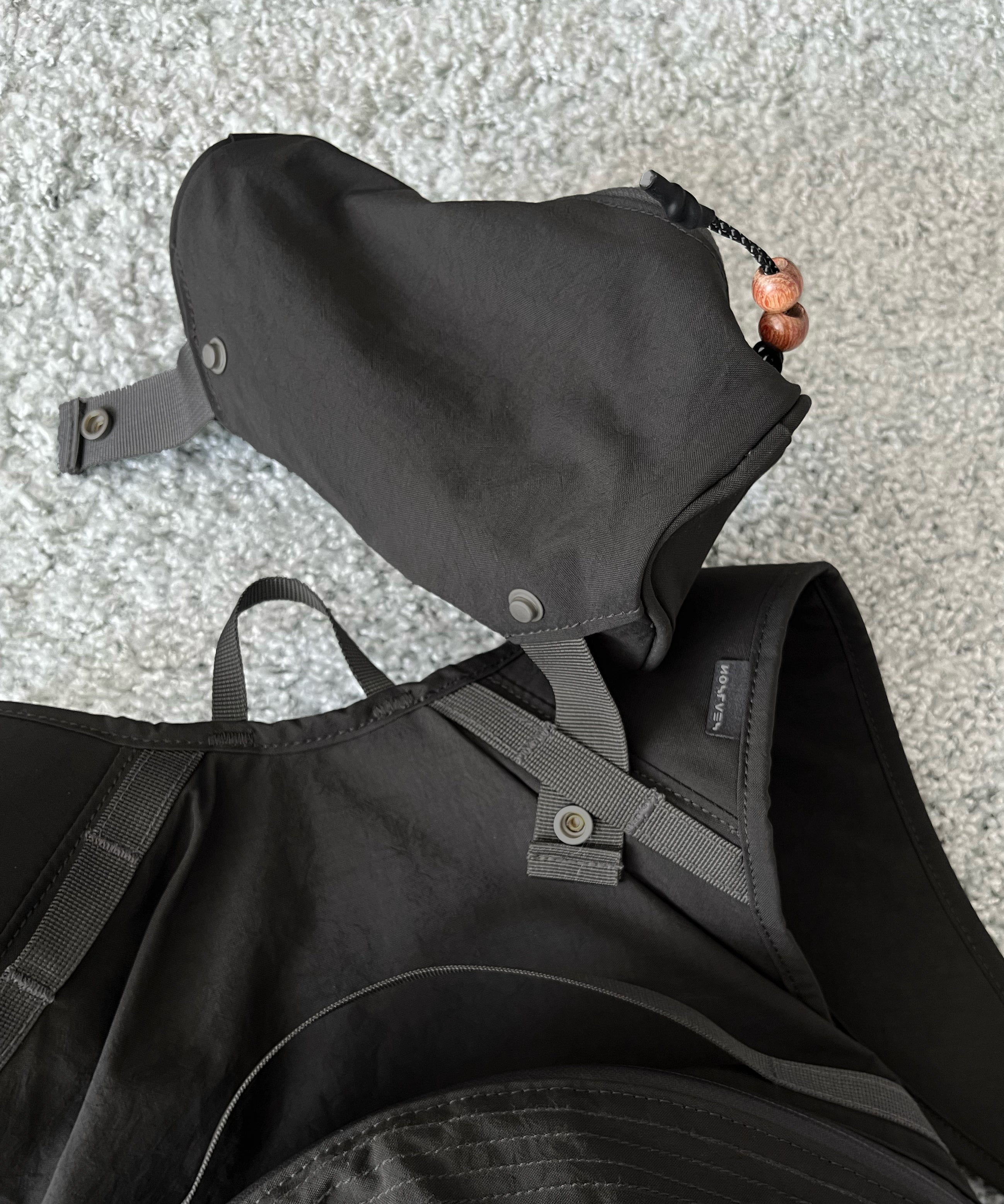 JIAN YE Zazen drop (×SEALSON) "CHARCOAL"