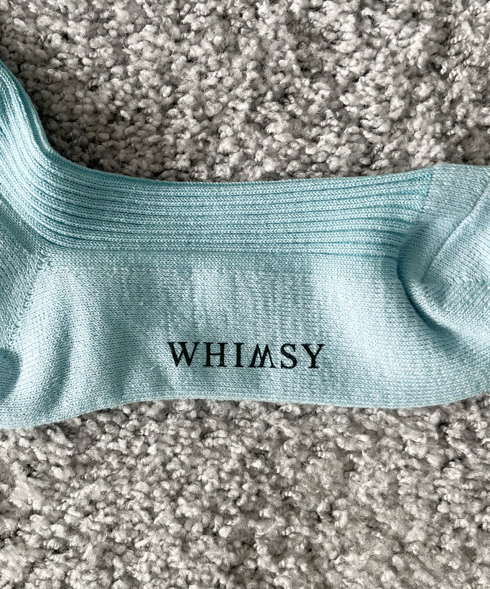 WHIMSY Emjay socks "LIGHT BLUE"