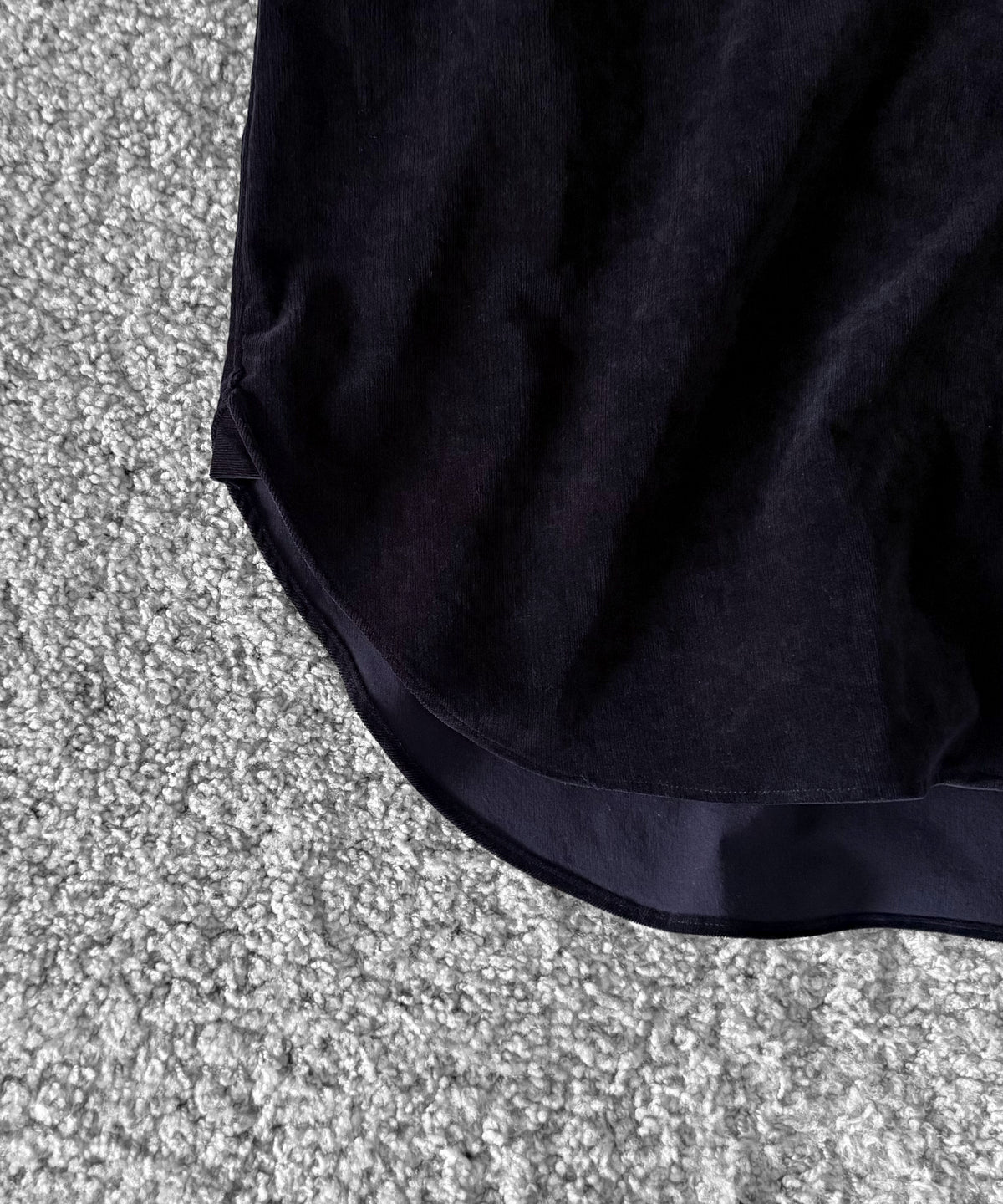 saby Lapel shirts- 21w corduroy sun fade processing - "D.NAVY”