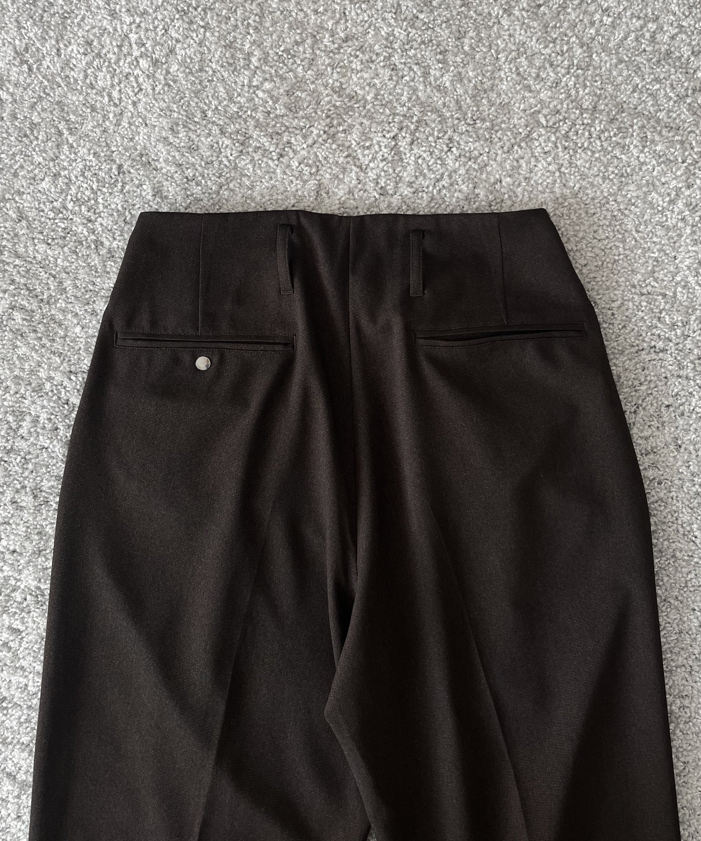 KAIKO Wide slacks "BROWN"