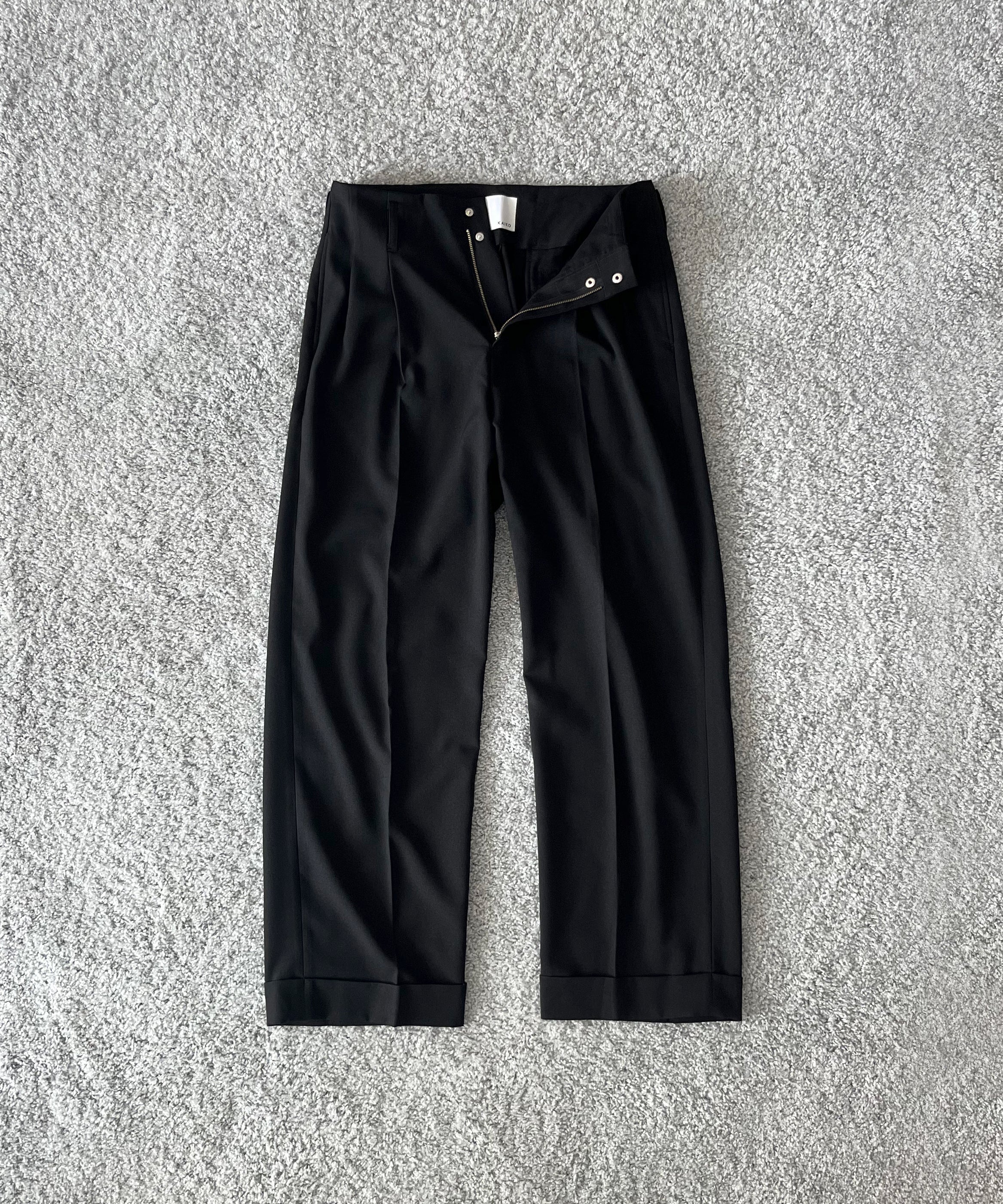 KAIKO Wide slacks "GRAY"