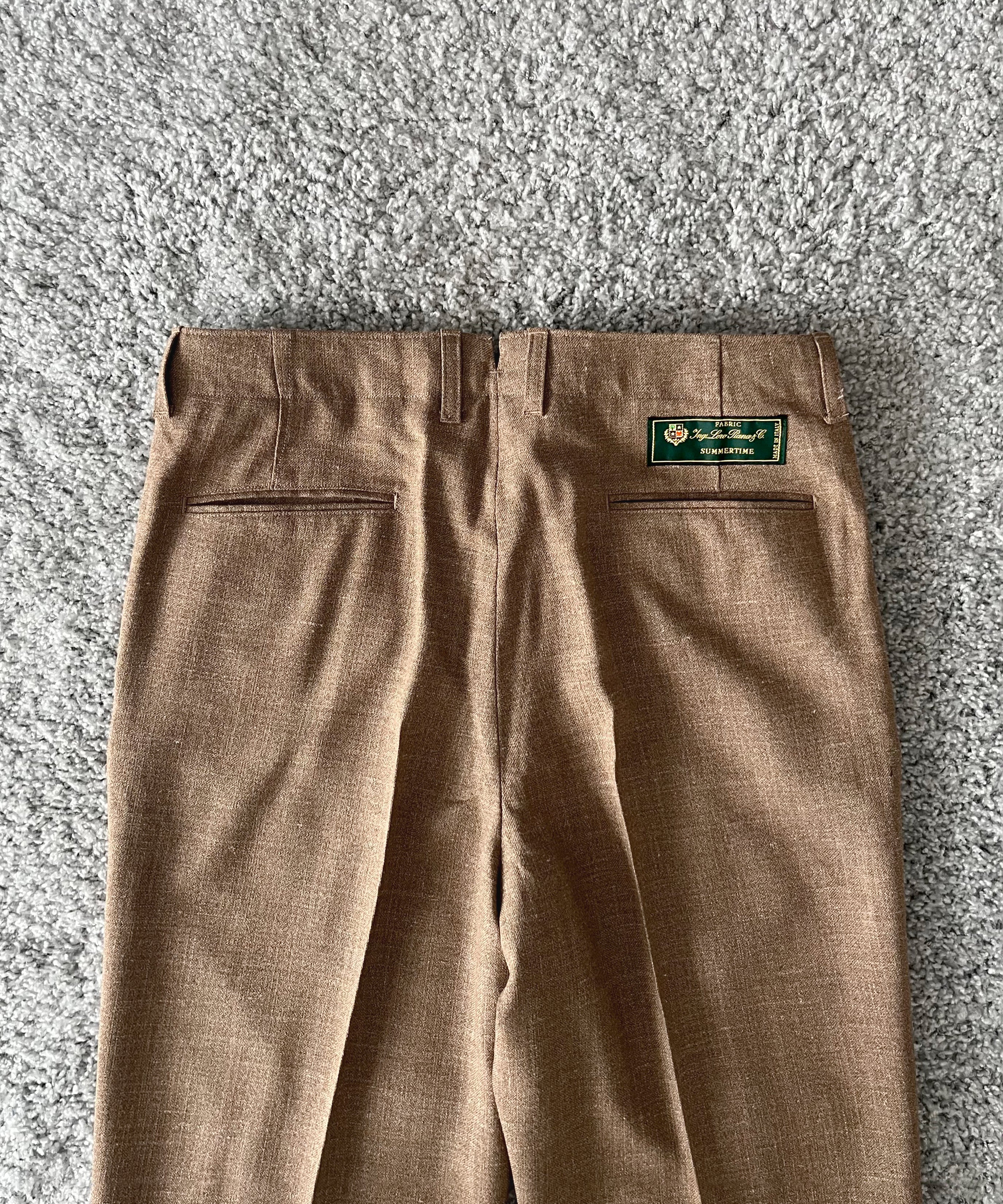 UNUSED Uw1189 Loro piana slacks “BEIGE"