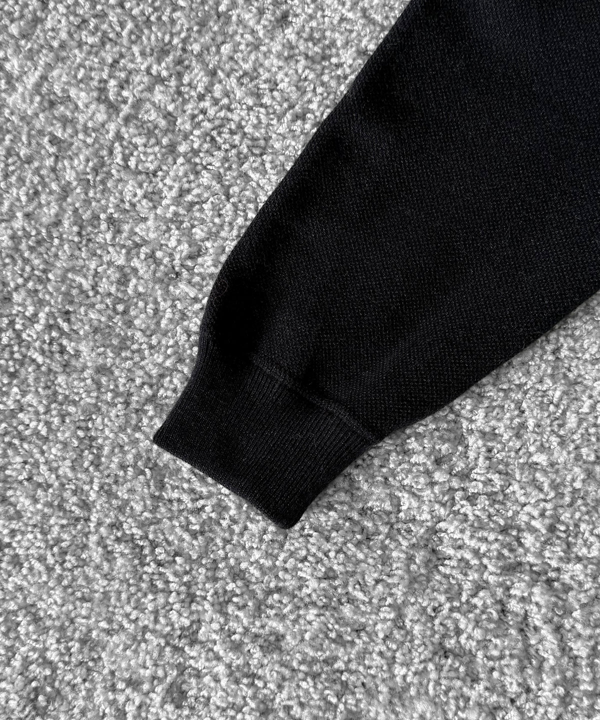crepuscule Co/wo moss stitch skipper "BLACK"