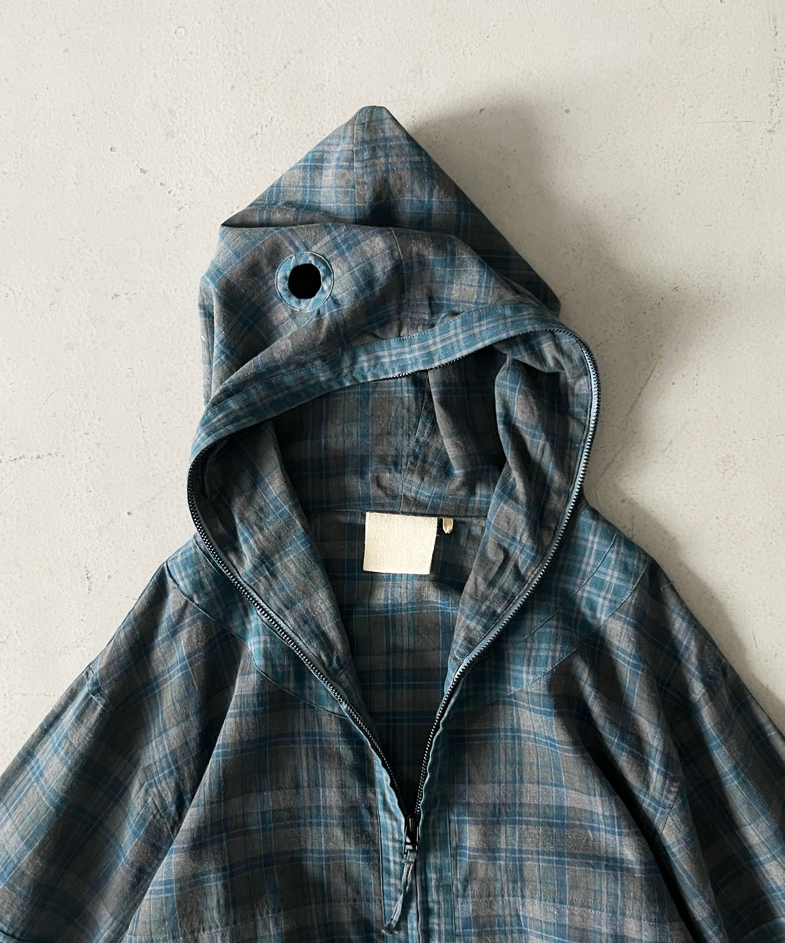 JIAN YE 鬼 Hoodie "BLUE×BLUE"