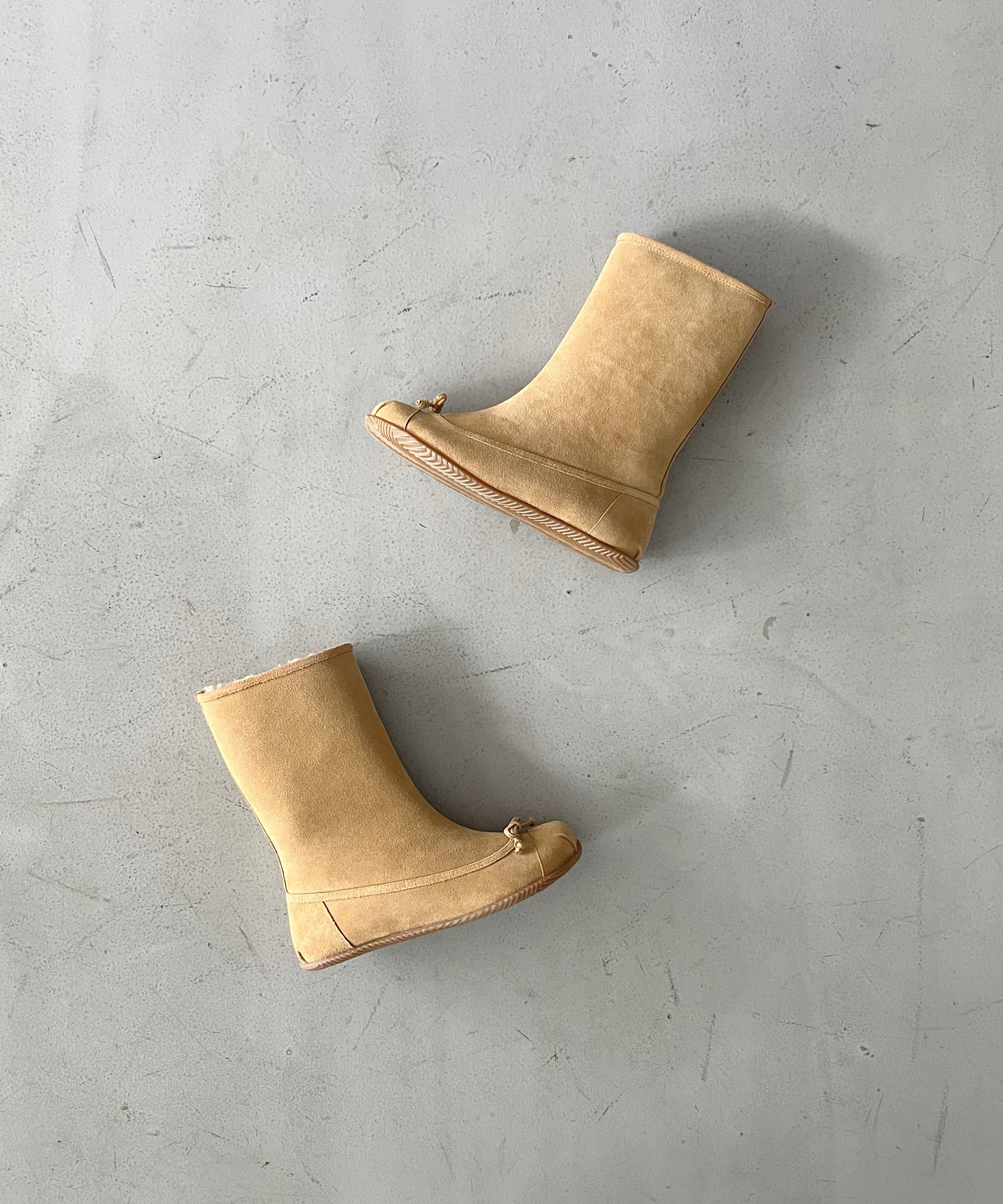 ABRA Tall baby boot "BEIGE SUEDE"