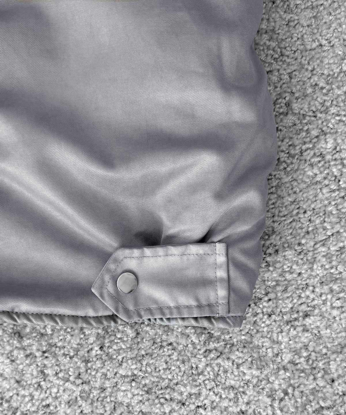 WORKING Loft bomber cotton nylon twill "SMUT"