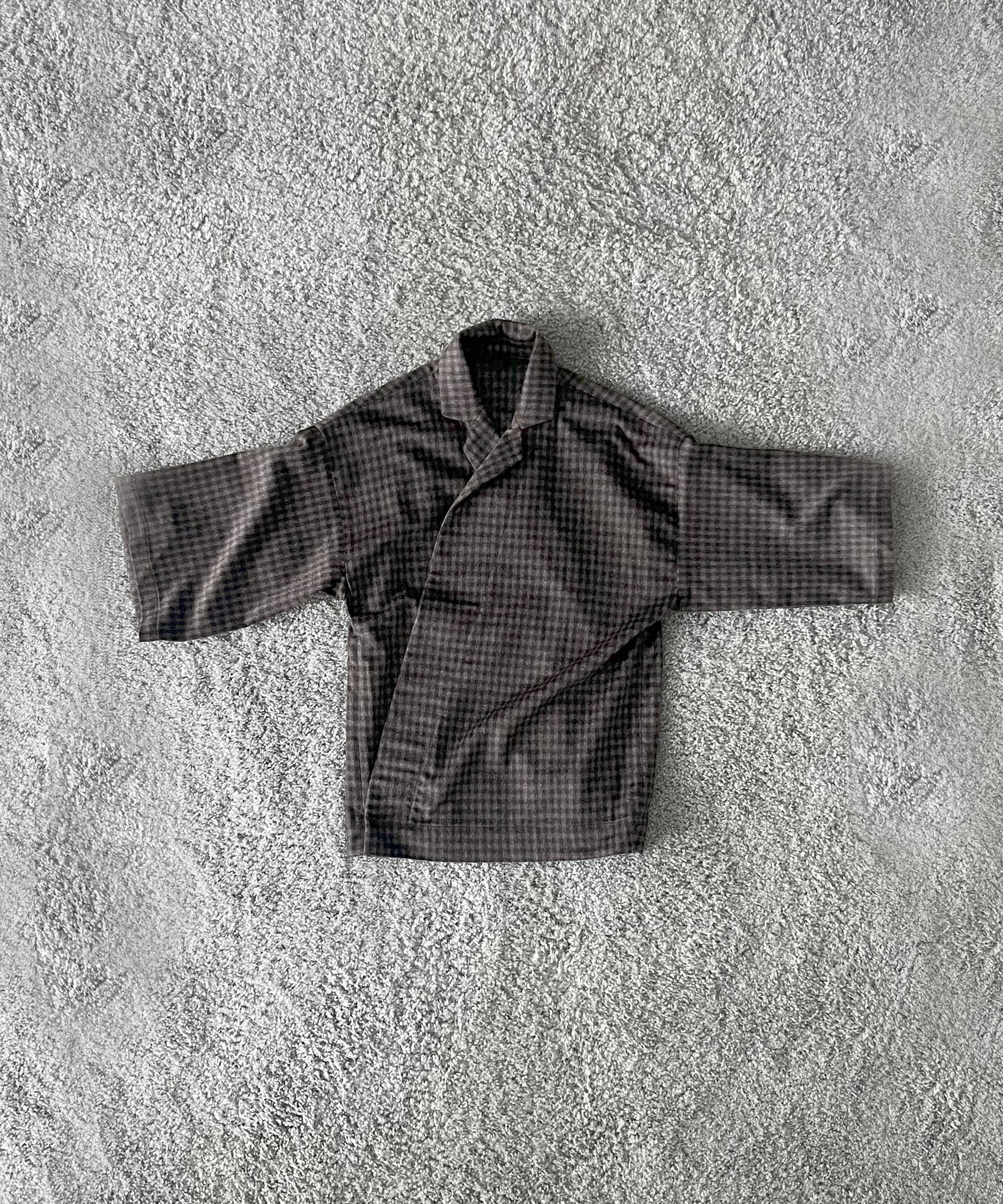 BLESS Kimono Sack "CASHMERE GREY CARRÉ"