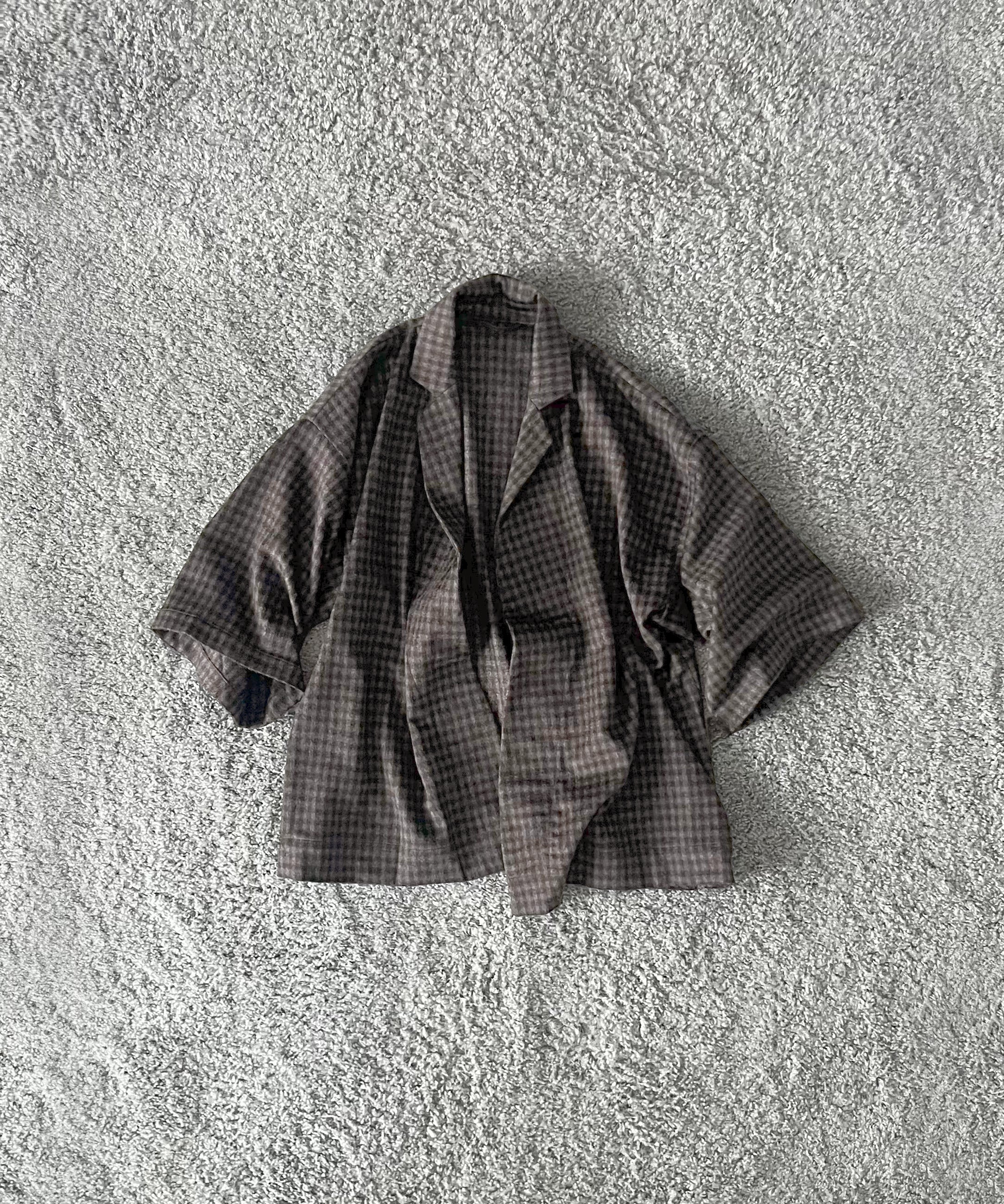 BLESS Kimono Sack "CASHMERE GREY CARRÉ"