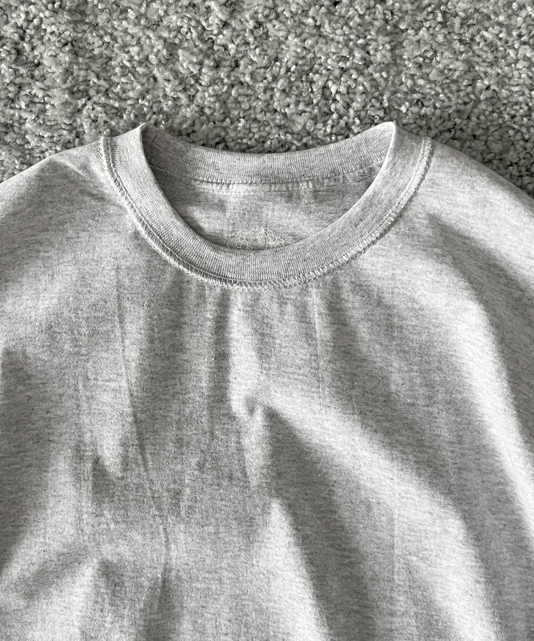 UNUSED Us2025 fruit of the loom×unused 2-pack t-shirt "WHITE×GRAY"