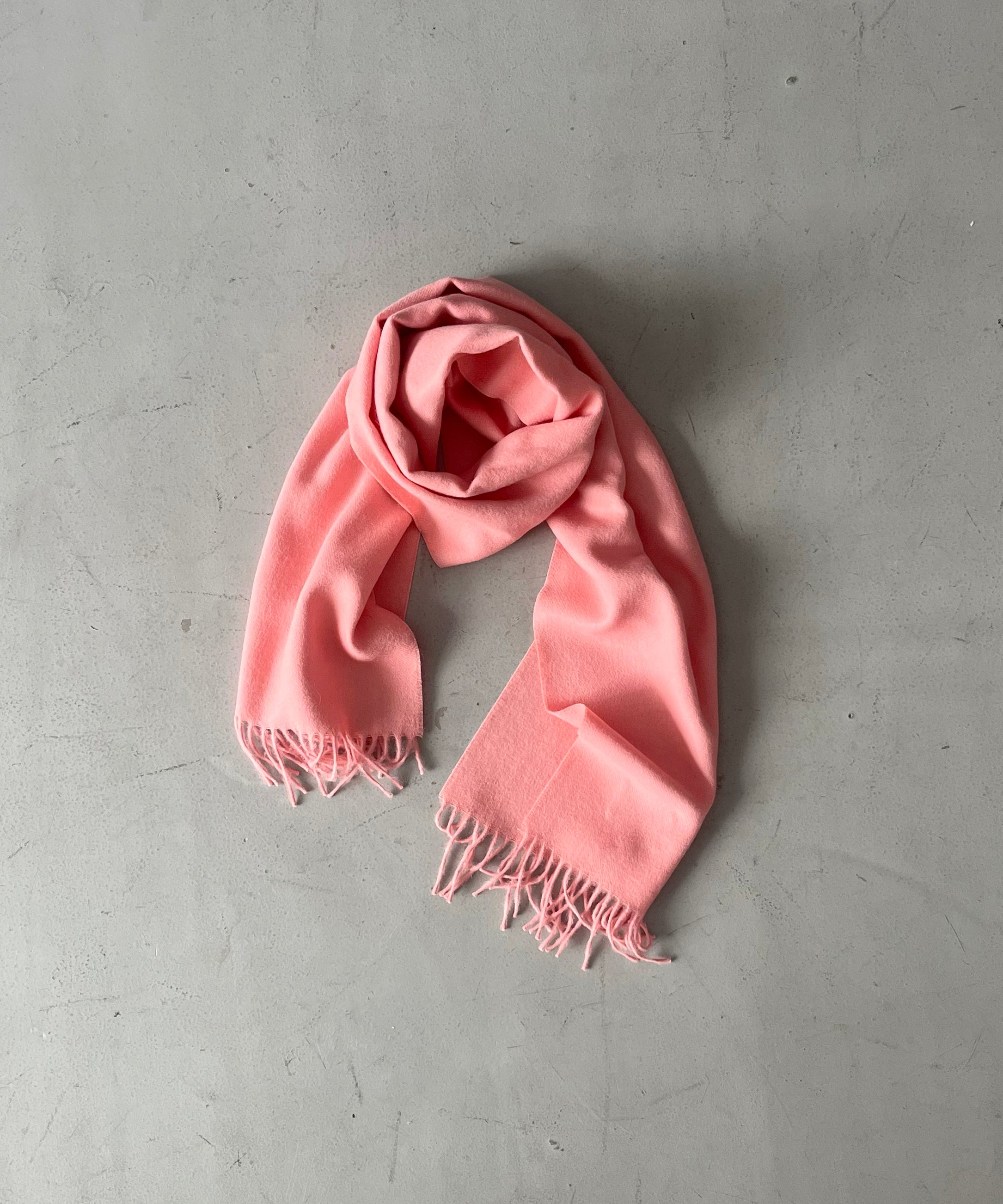 The Inoue Brothers Brushed scarf "GREIGE"