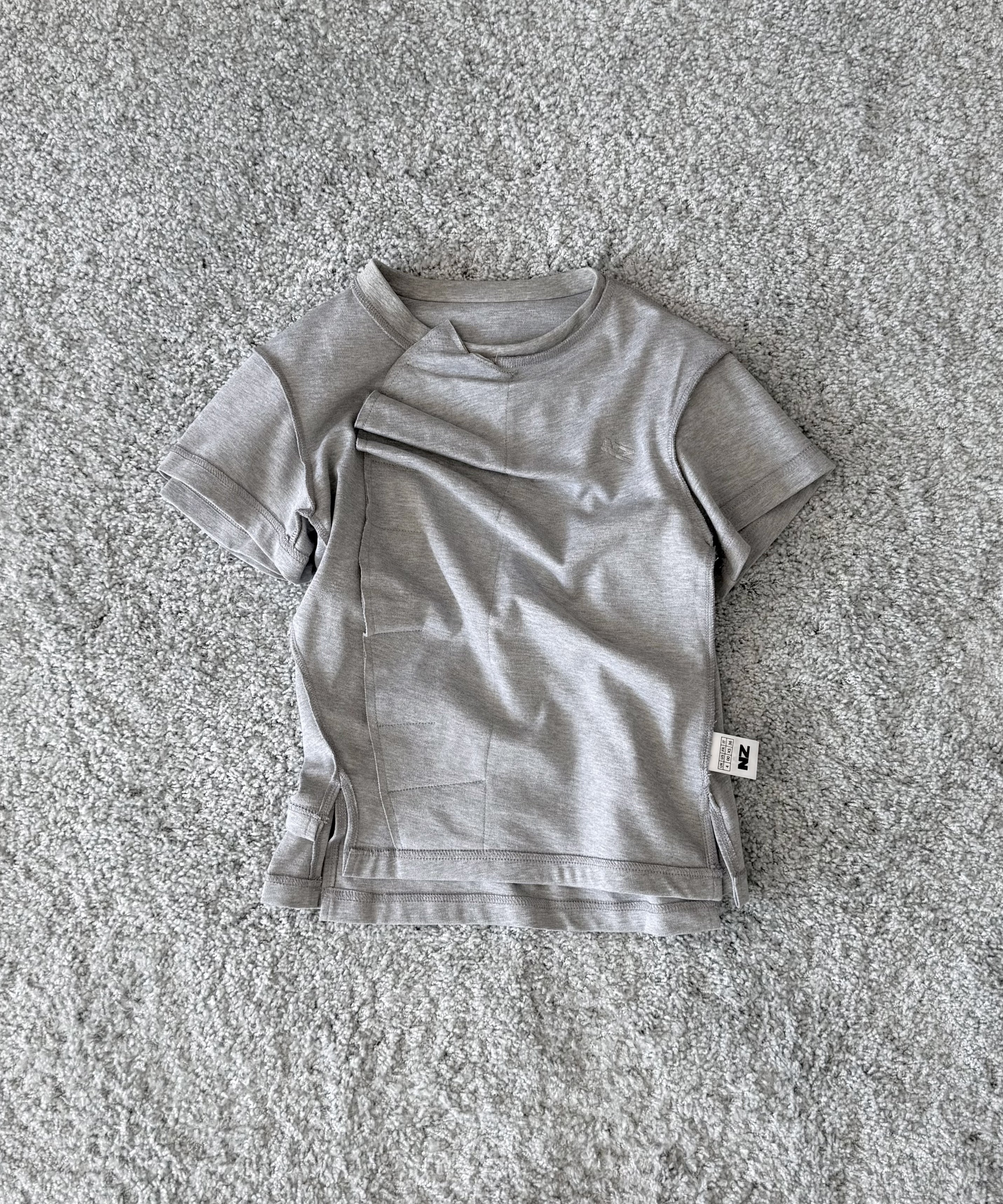 NATASHA ZINKO Double t-shirt "GREY"