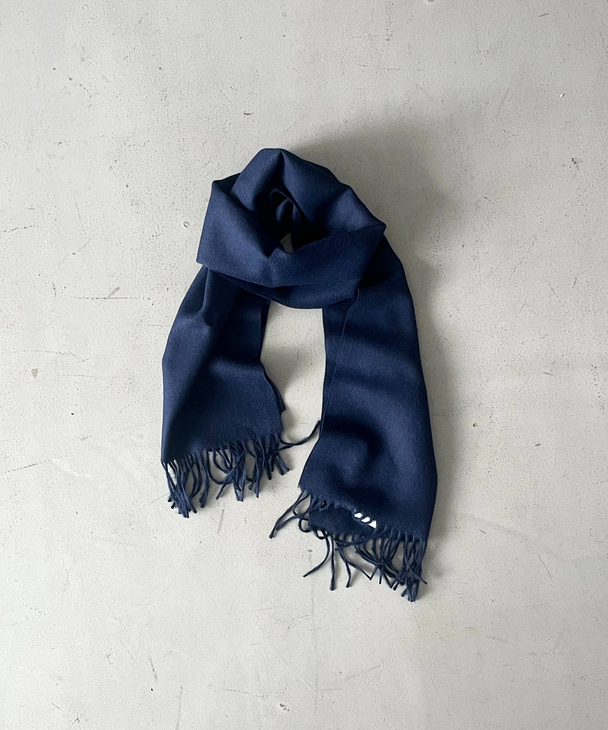 The Inoue Brothers Brushed scarf "BROWN"