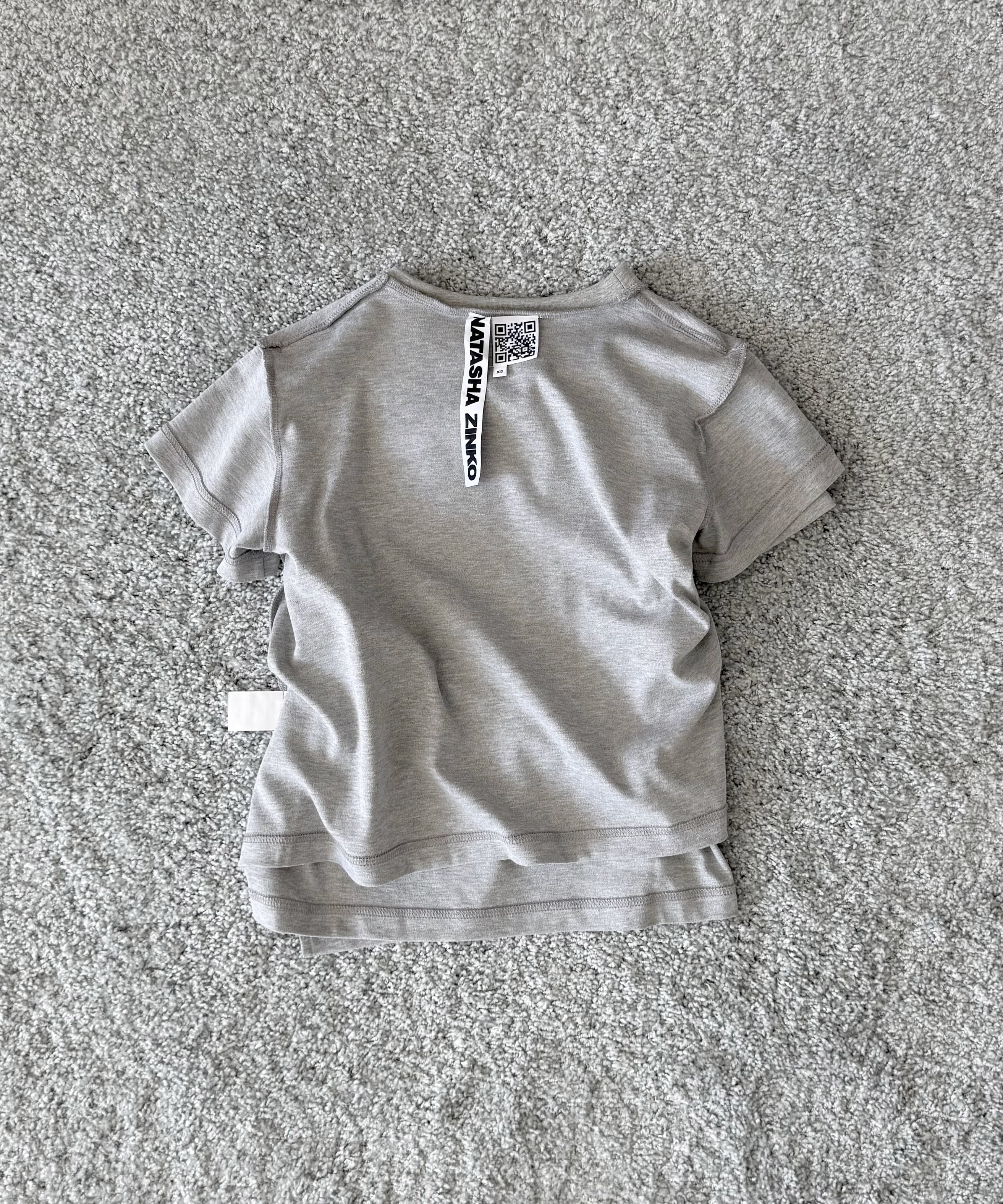 NATASHA ZINKO Double t-shirt "GREY"