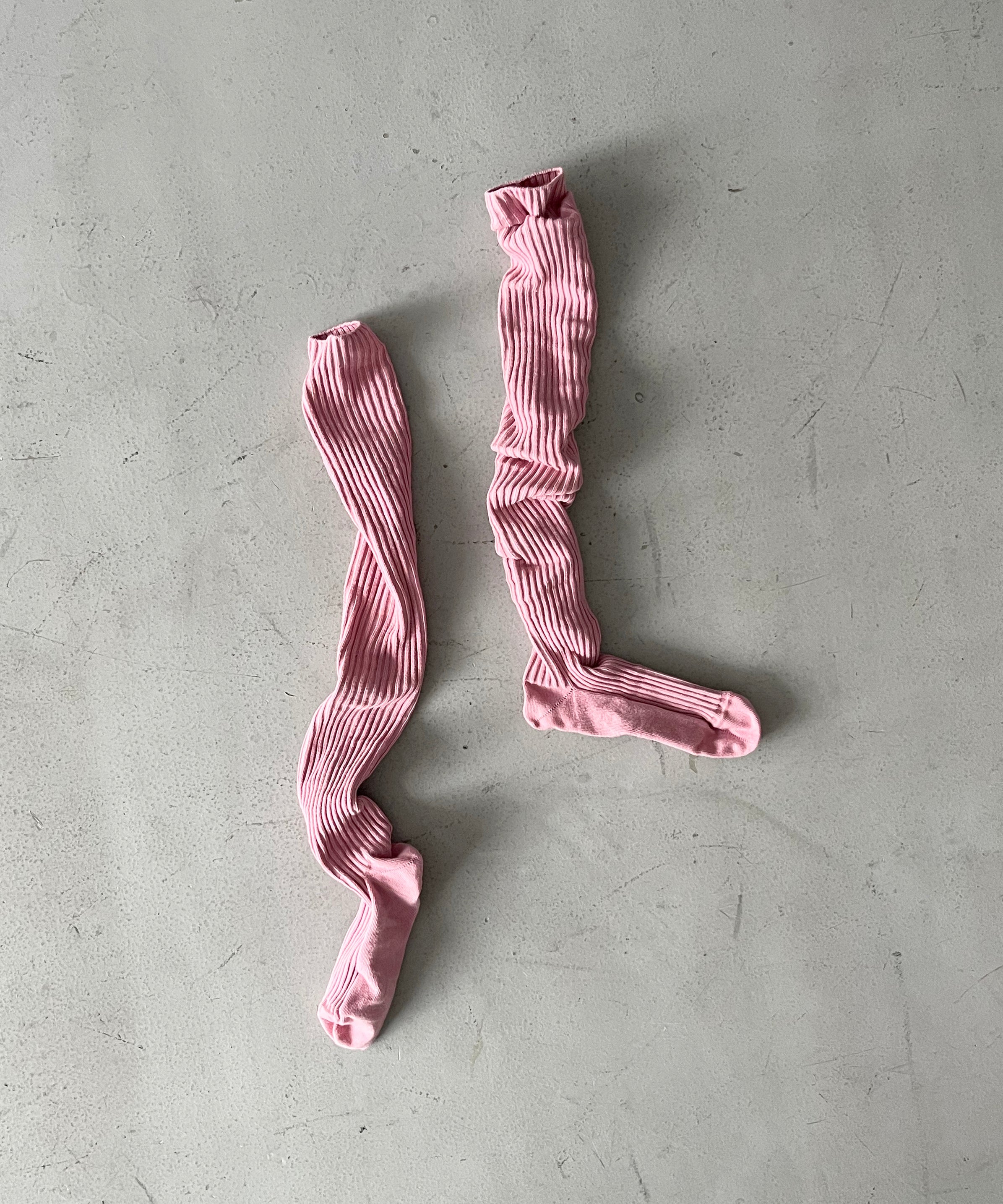 Baserange Overknee socks "UNDYED"