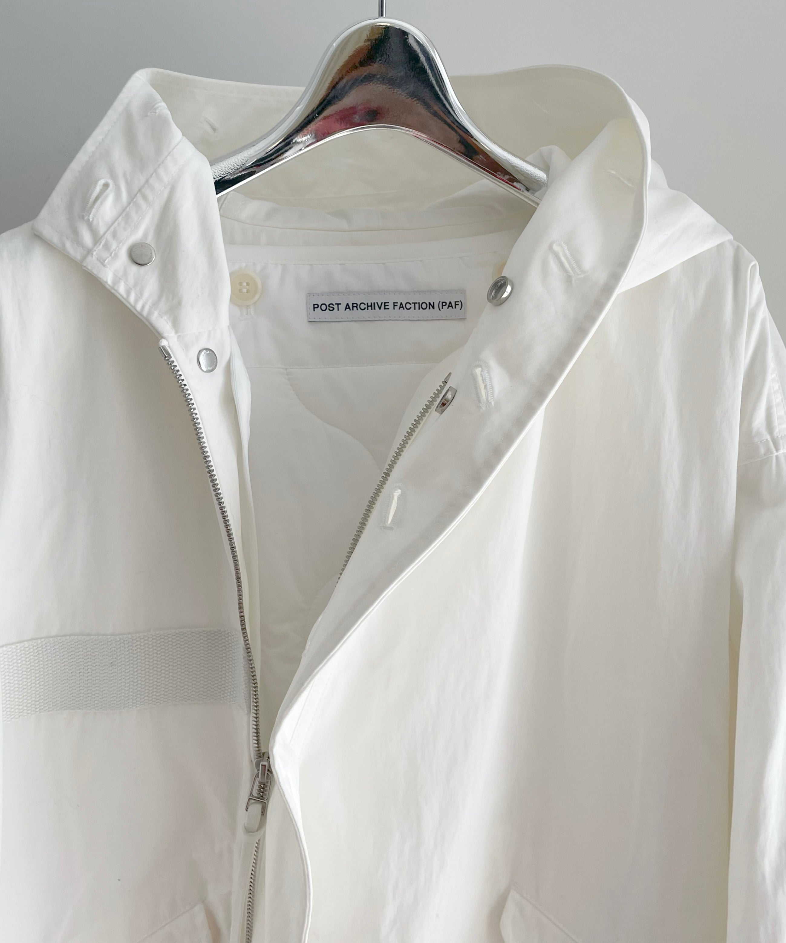 POST ARCHIVE FACTION(PAF) M66 parka "WHITE"