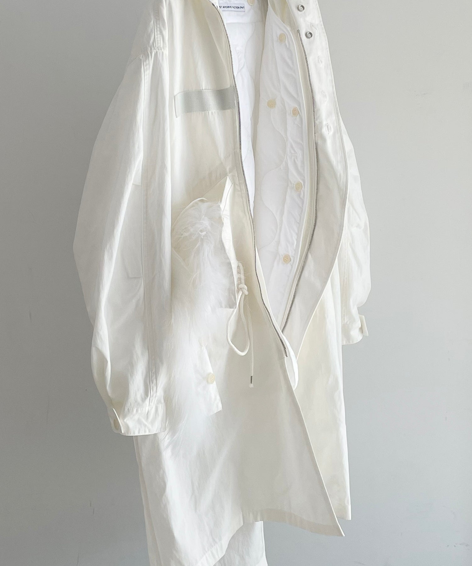 POST ARCHIVE FACTION(PAF) M66 parka "WHITE"