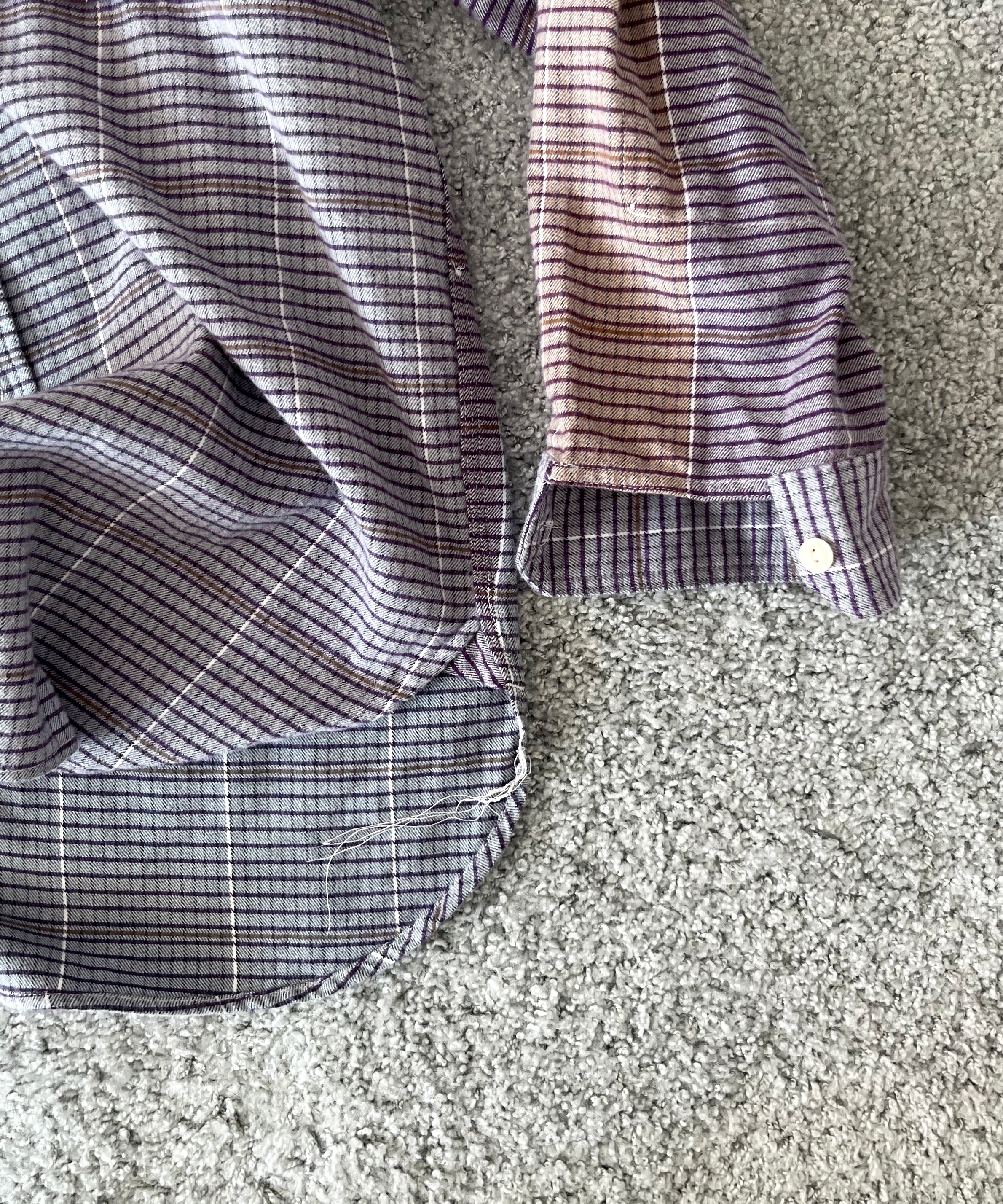 ENGINEERED GARMENTS Work shirt - color blook check "MULTI COLOR"