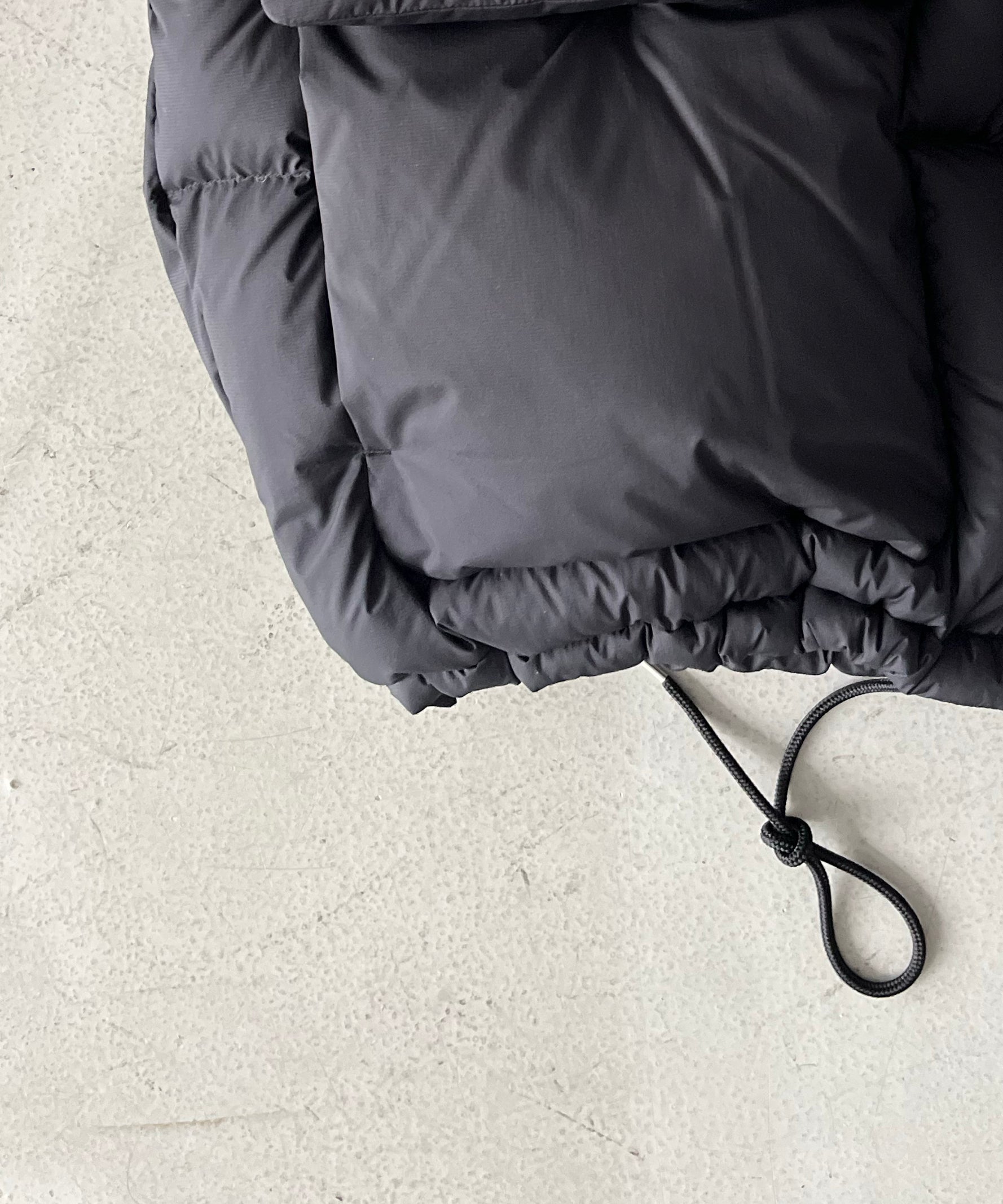 AURALEE Super light nylon ripstop down blouson "BLACK"