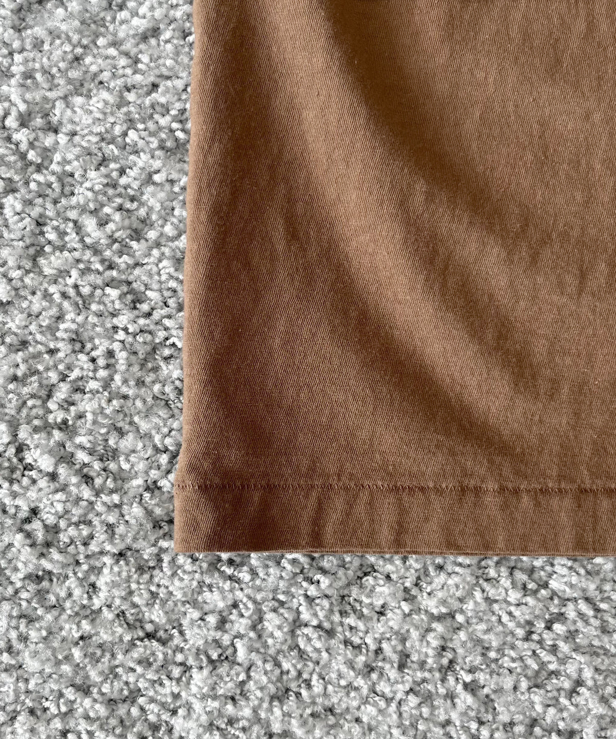 UNUSED Us2592 long-sleeve henry neck t-shirt "BROWN"