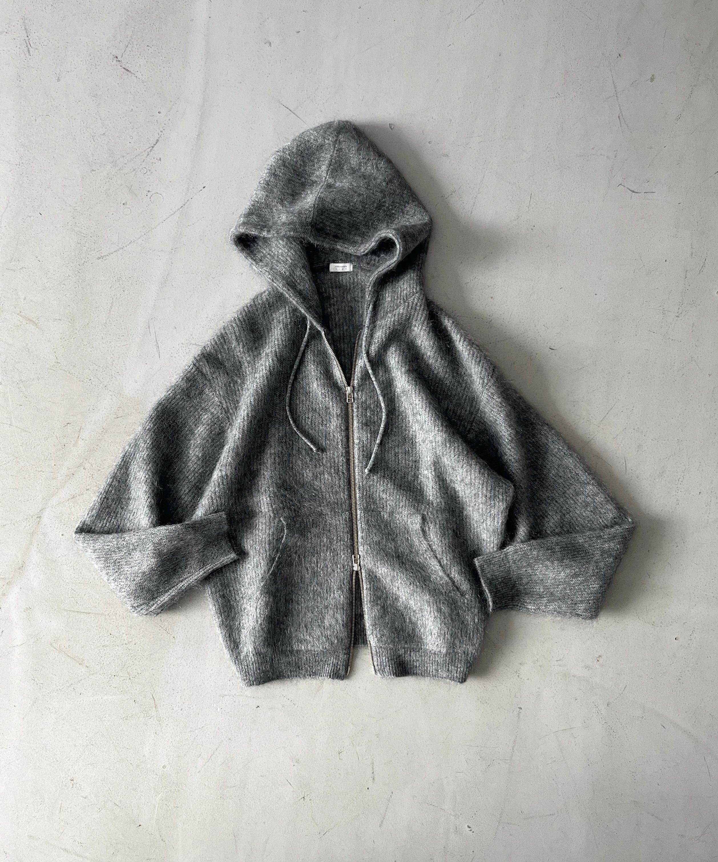 【EXCLUSIVE】crepuscule Mohair zip parka "M.GRAY"