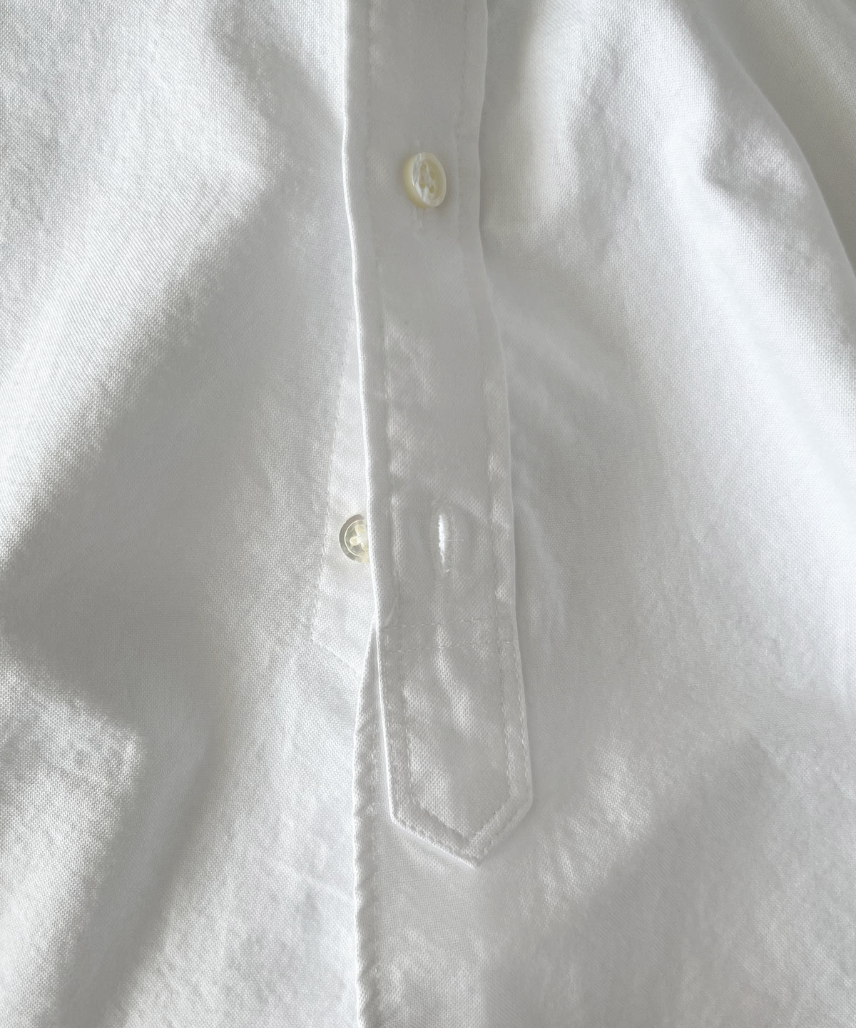 ENGINEERED GARMENTS 19 Century bd shirt - cotton oxford "WHITE"