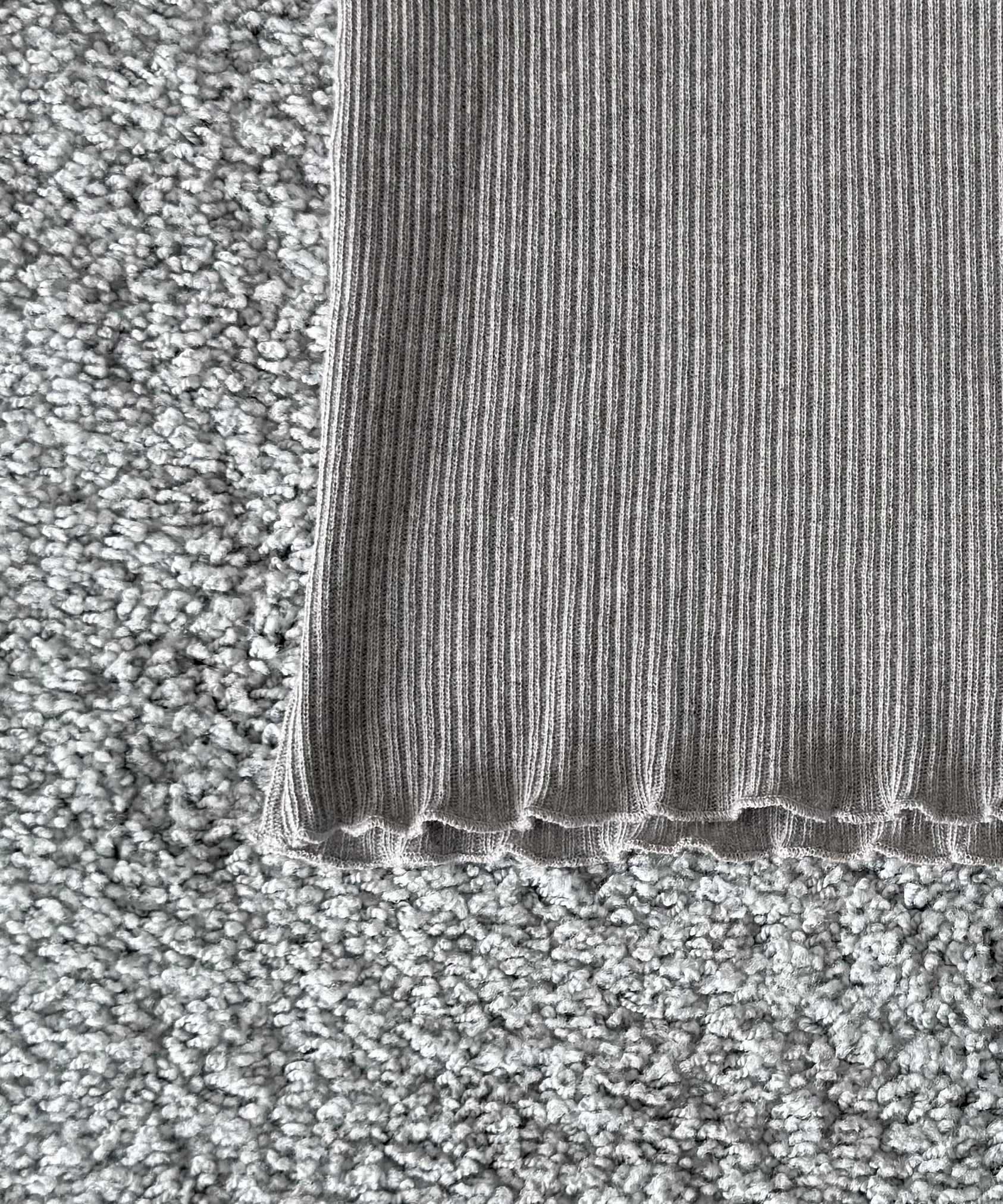 Baserange Dual long sleeve tee "GREY MELANGE"