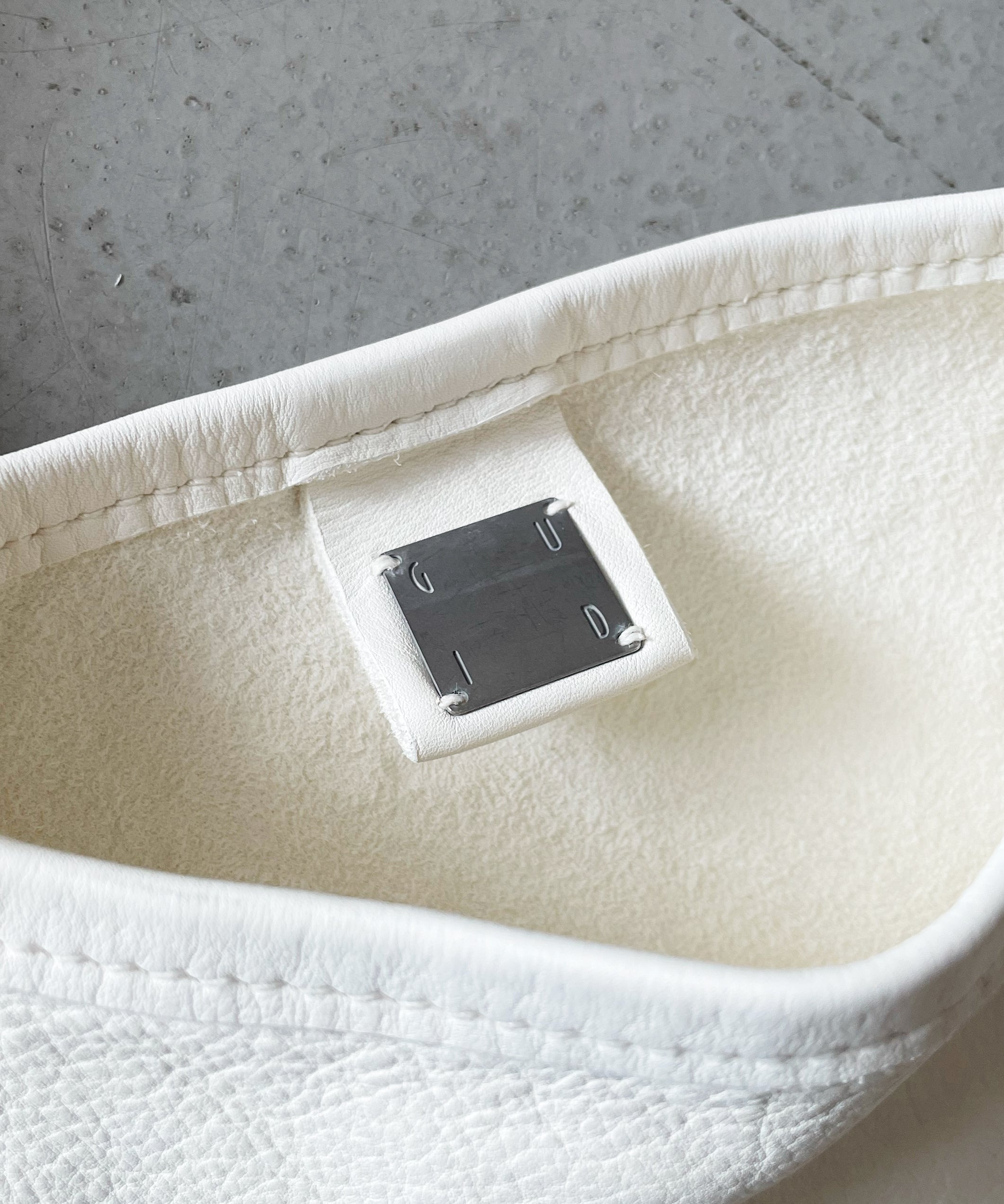 GUIDI Calf full grain "WHITE"