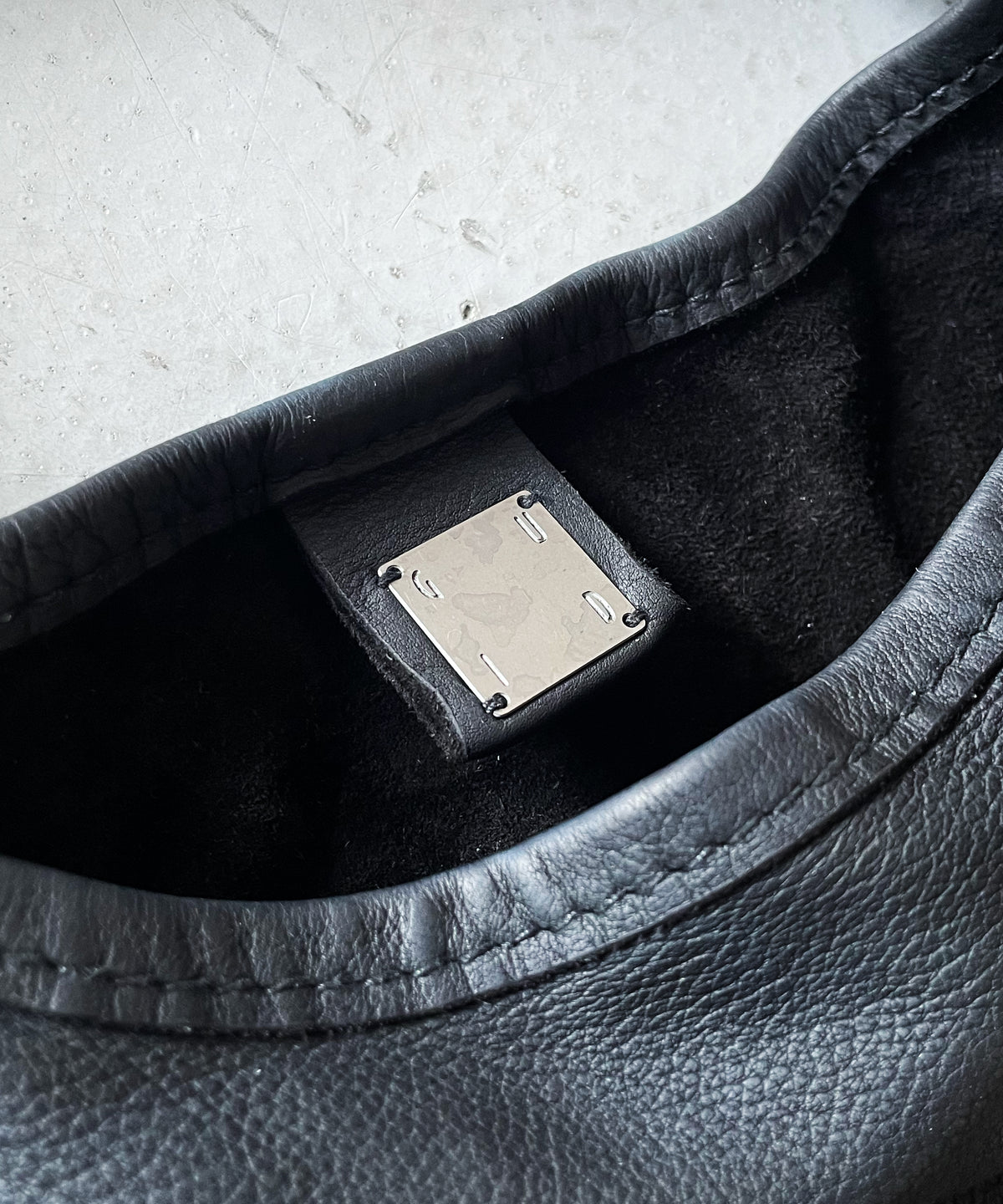 GUIDI Shopper "BLACK"