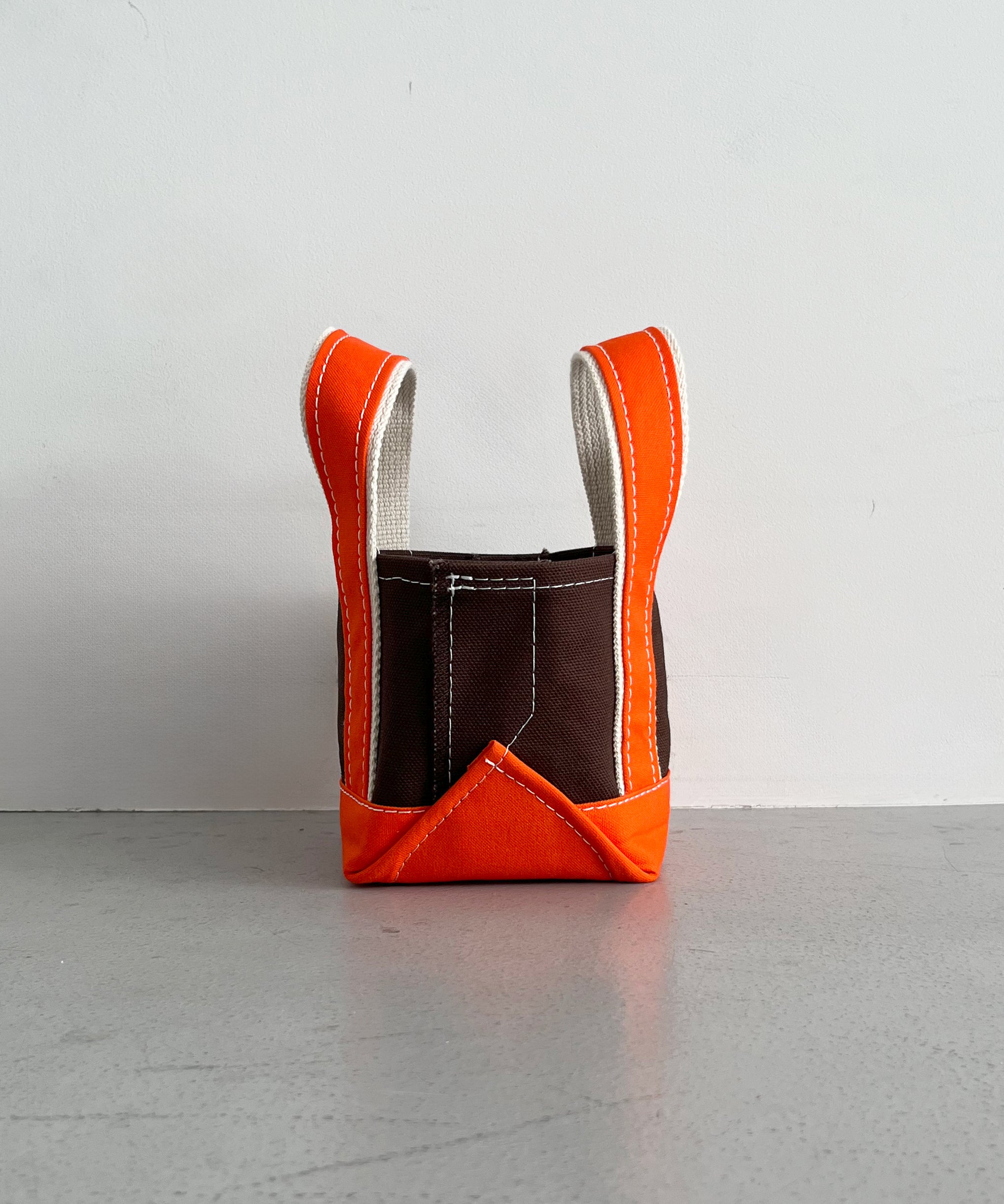 KOOKY ZOO Kooky bag "BROWN×ORANGE"