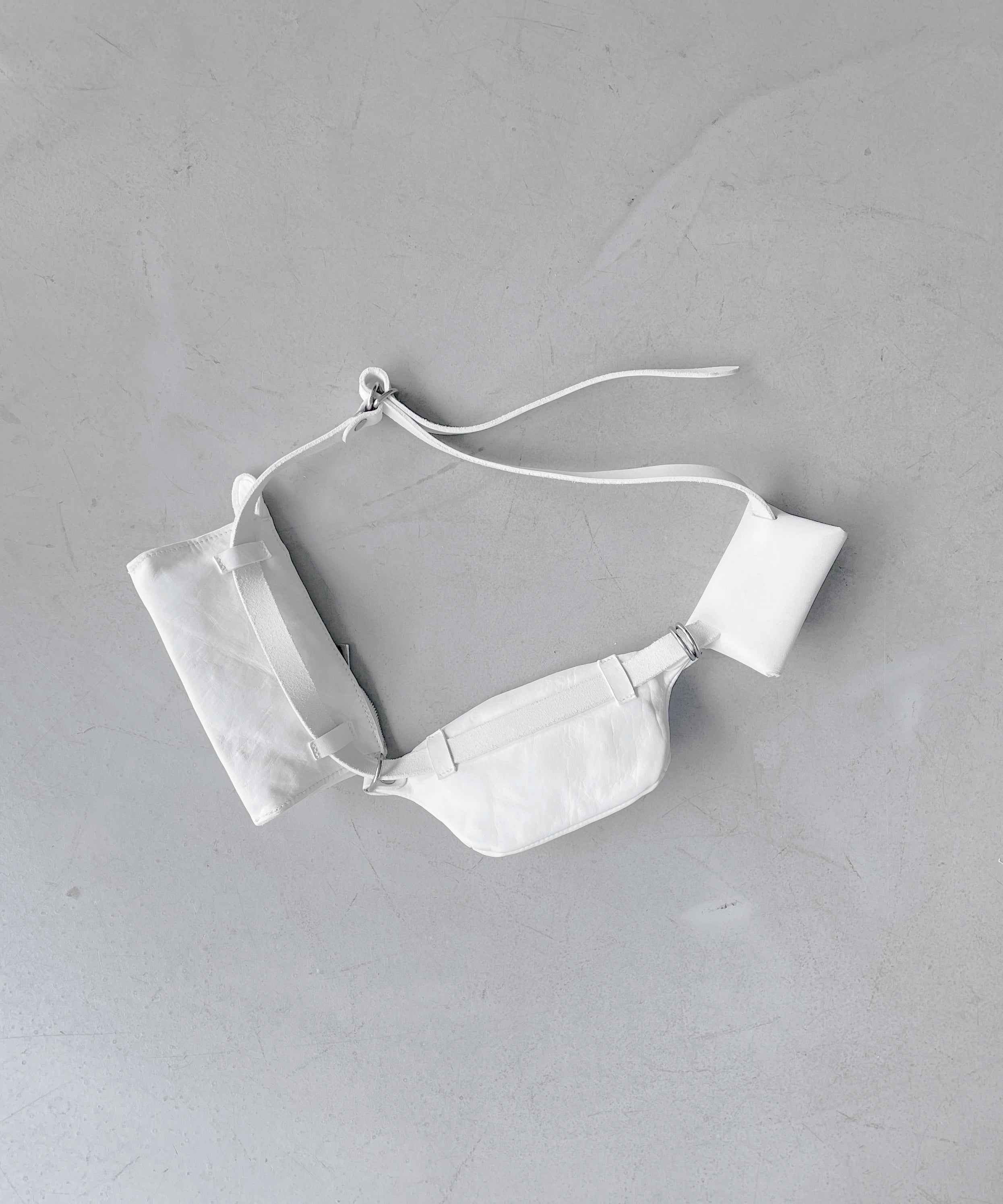 GUIDI Soft horse & groppone full grain "WHITE"