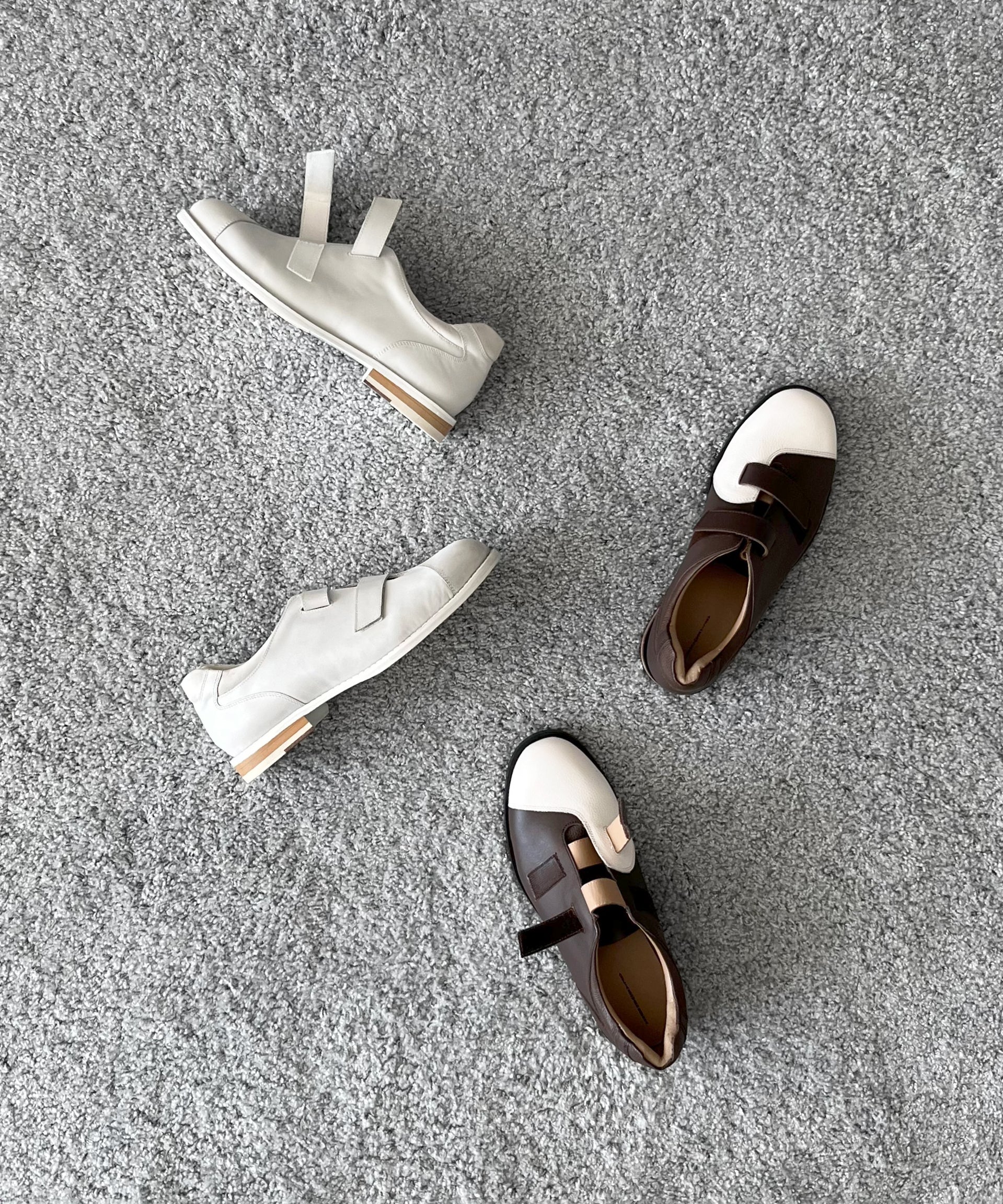 ABELIA EDOWARD GOUCHA Bb shoes "BROWN / WHITE"