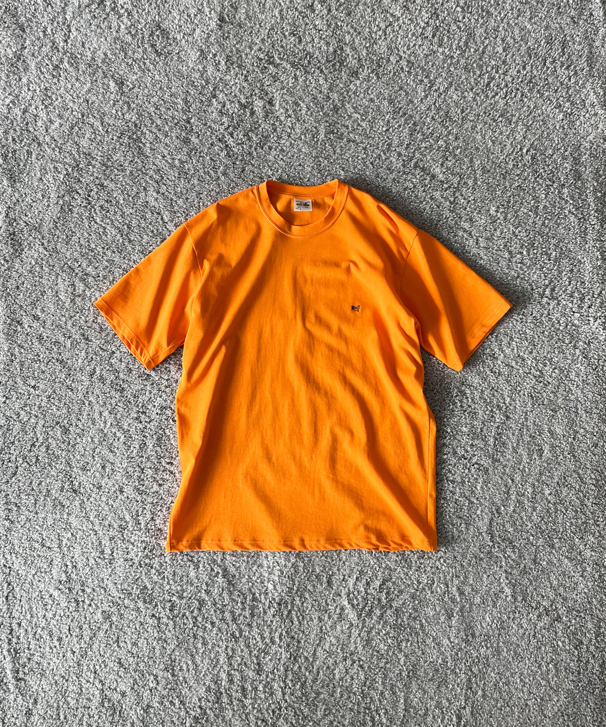 well Titled logo t-shirt "ORANGE"