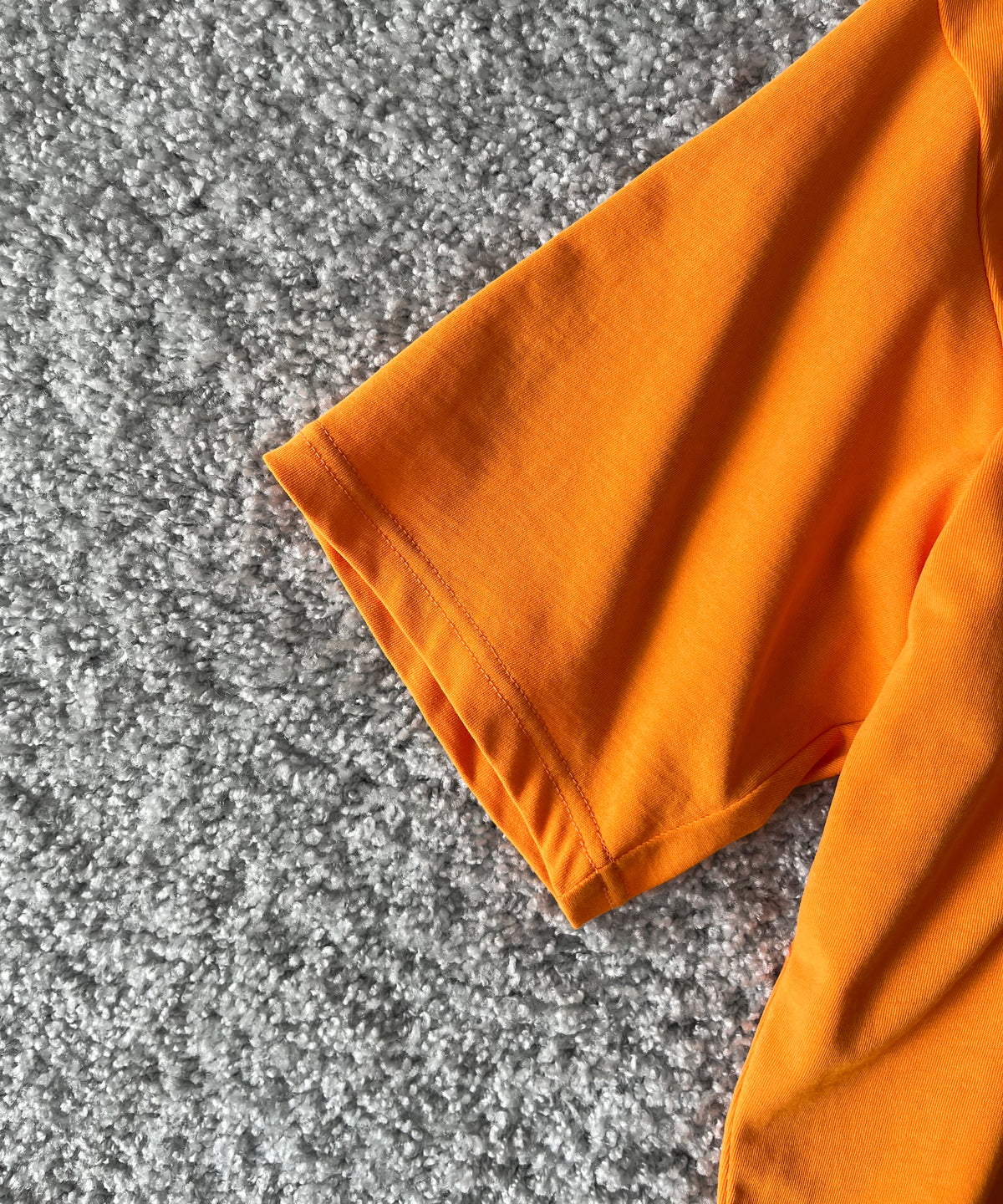 well Titled logo t-shirt "ORANGE"