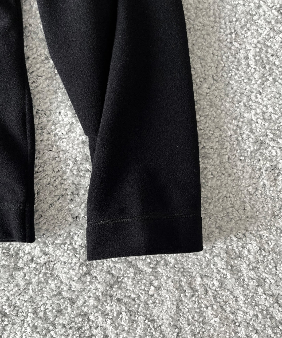 well 2way open zip cardigan "BLACK"