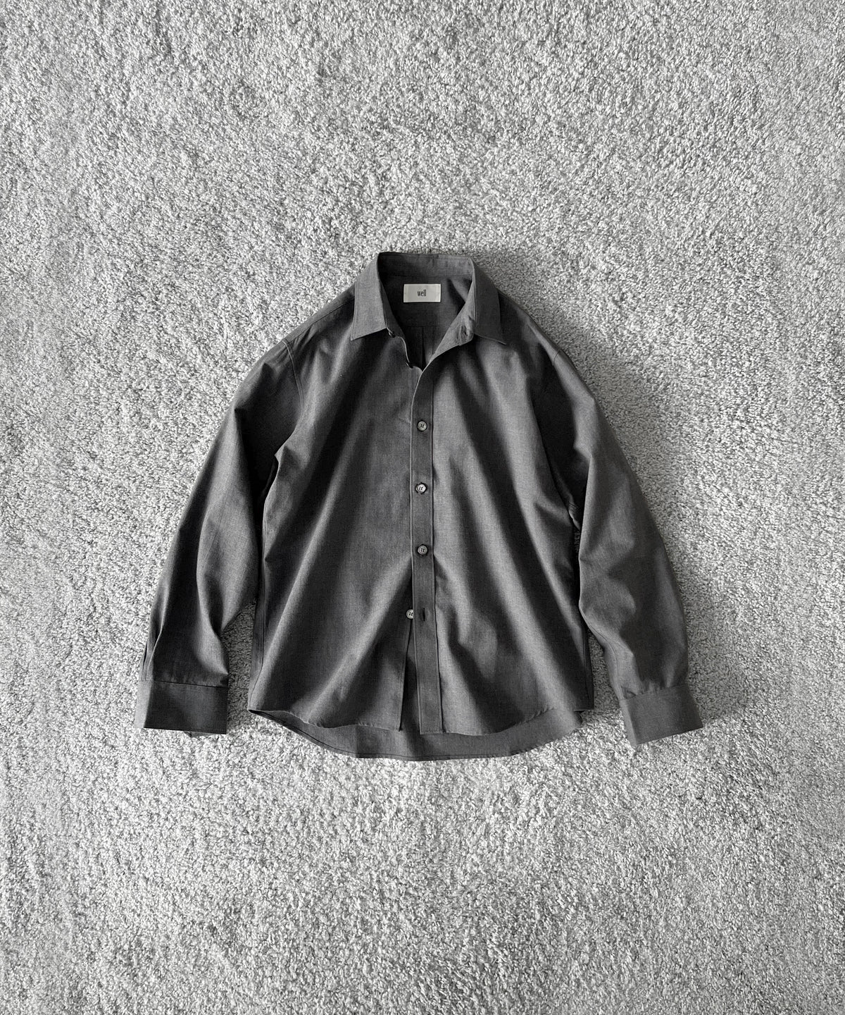 well Buttons position shirt "BLUE"