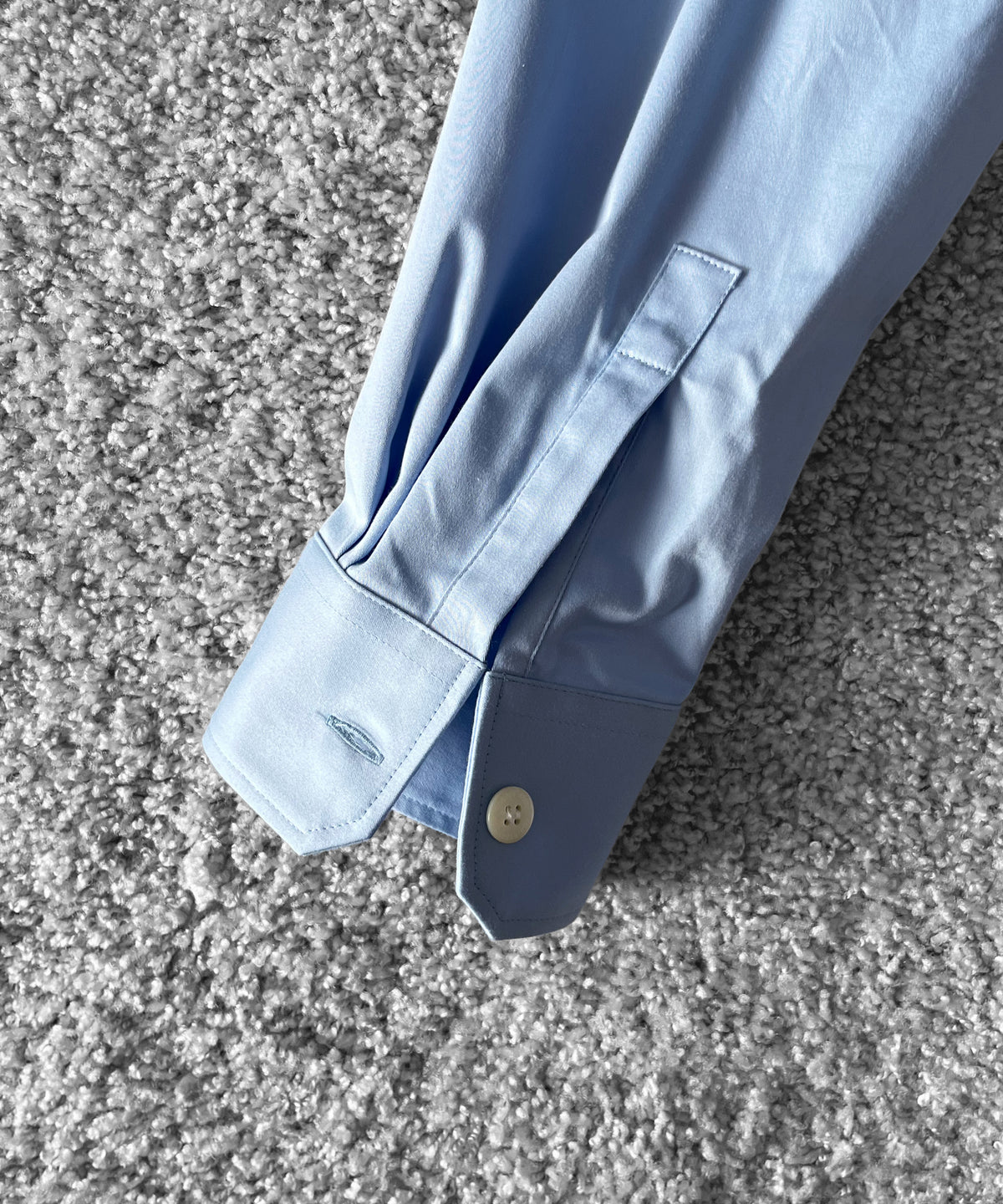 well Buttons position shirt "BLUE"