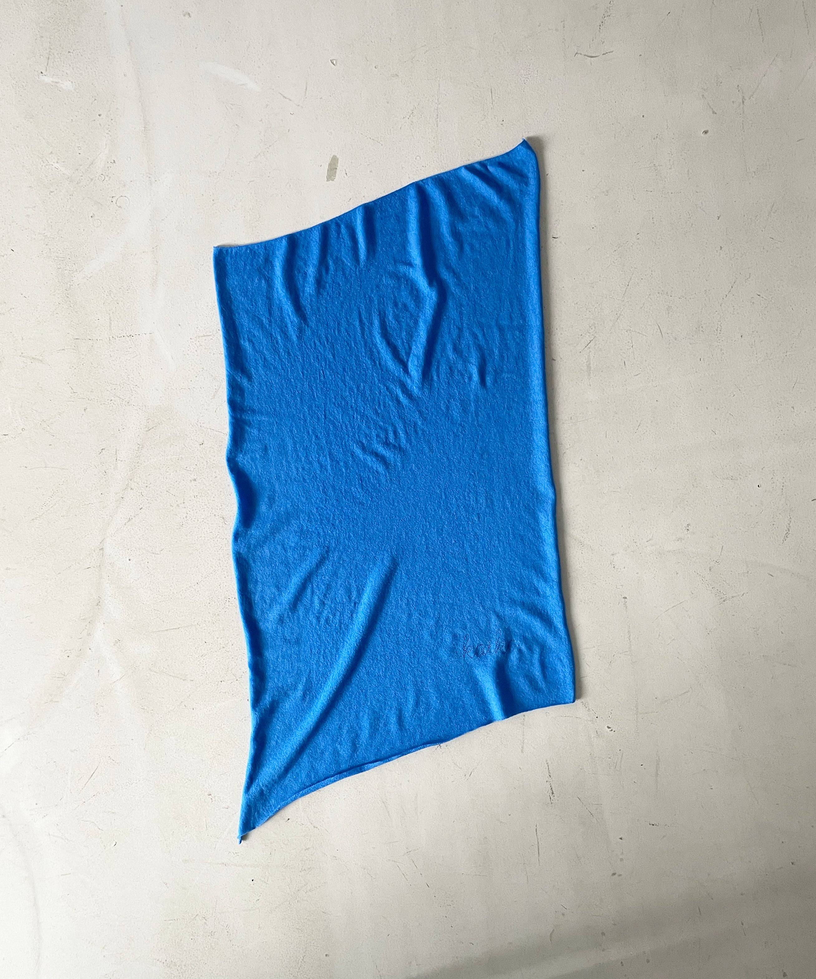 KAIKO Cashmere stole "BLUE"