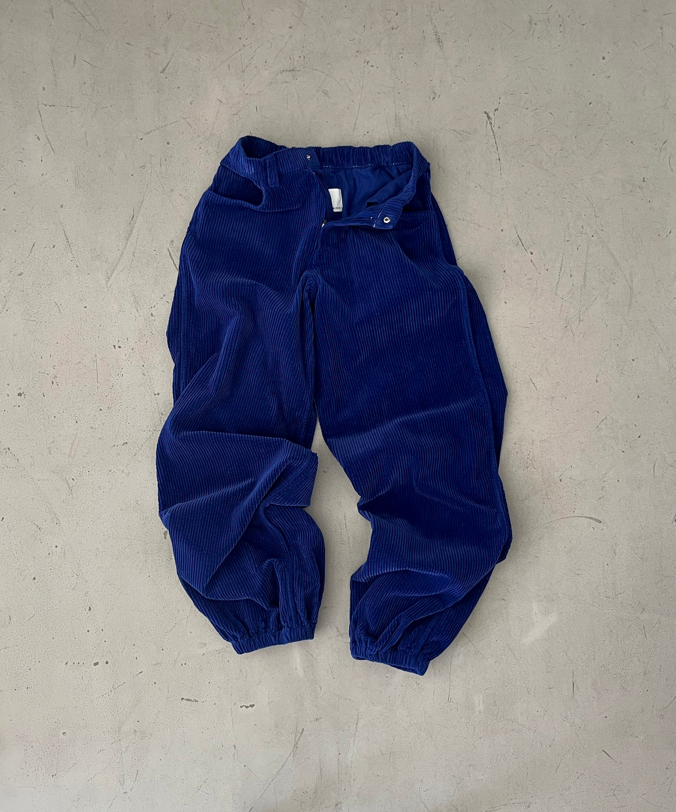 KAIKO Colored cord wides "BLUE"