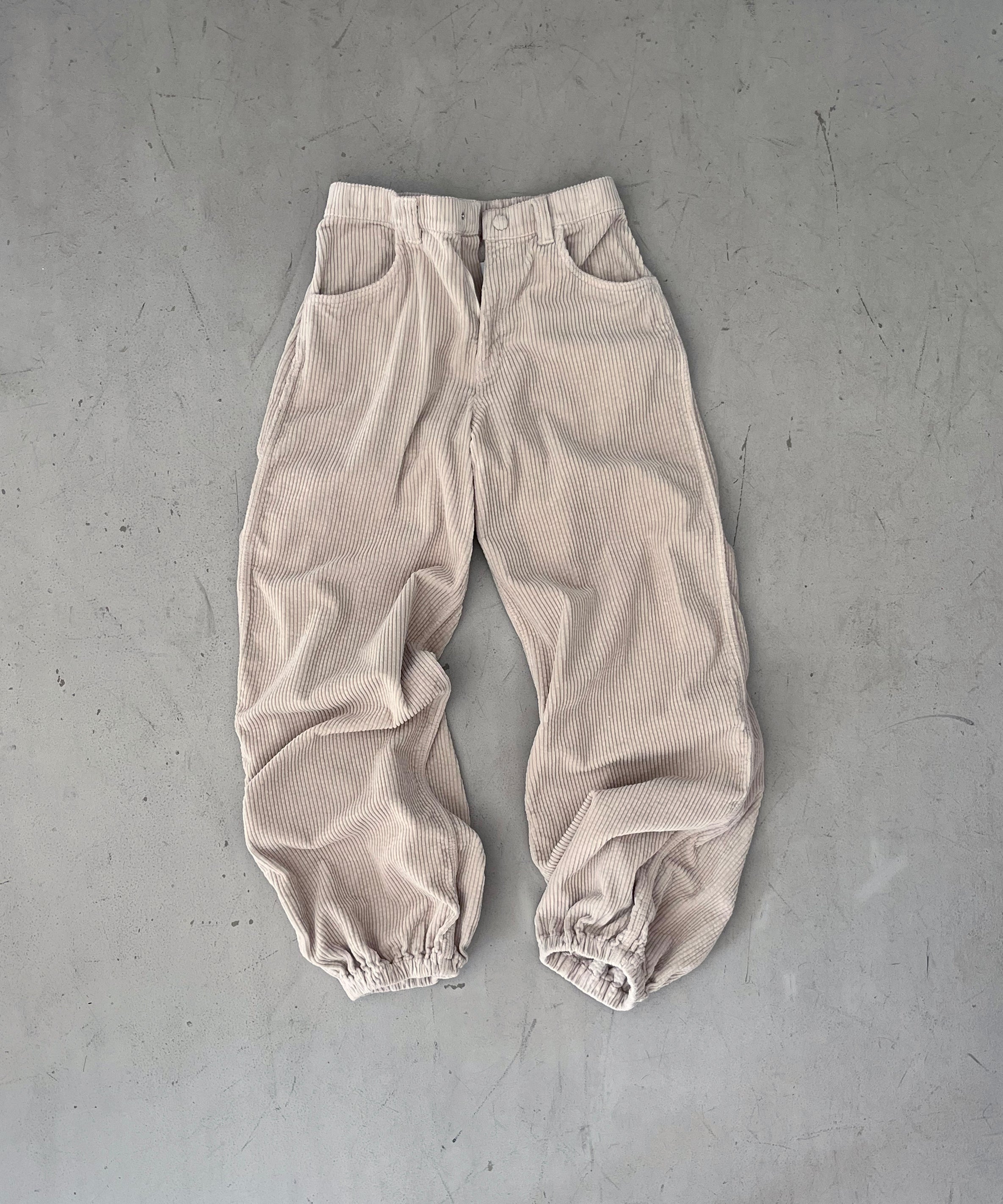 KAIKO Colored cord wides "L.BEIGE"